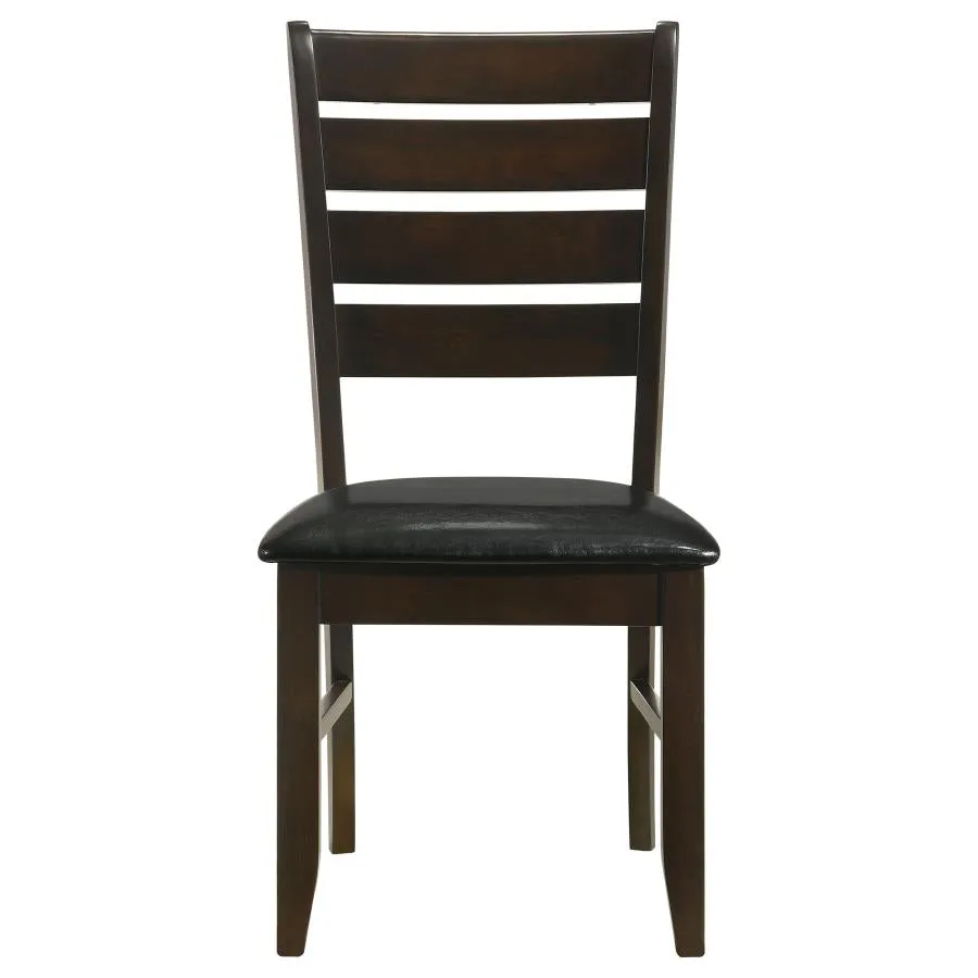Dalila Cappuccino/Black 6-Piece Dining Set - Image 7