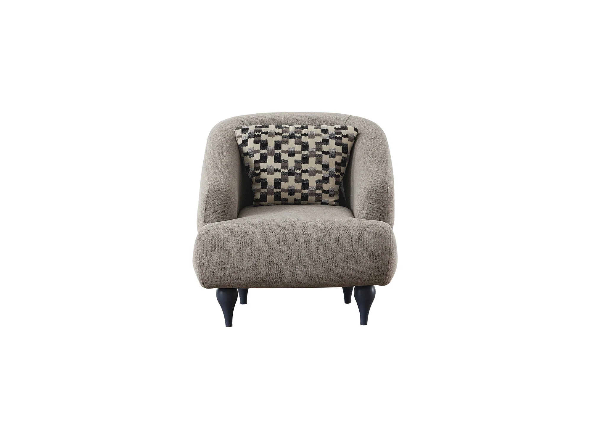 Damla Cream 3-pieces (Sofa & Loveseat & Chair) Living Room Set - Image 12