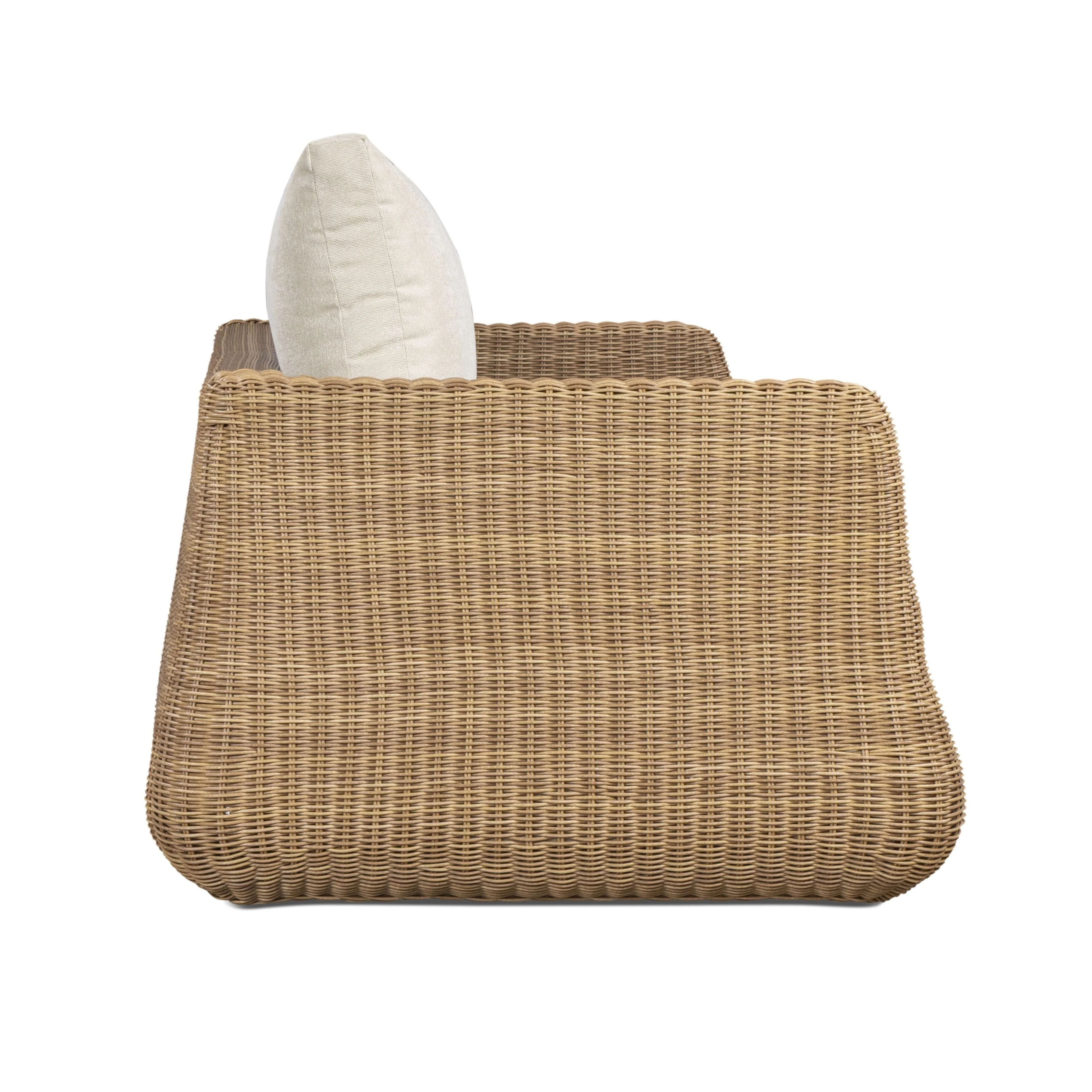 Dana 85" Cream Outdoor Sofa - Image 4