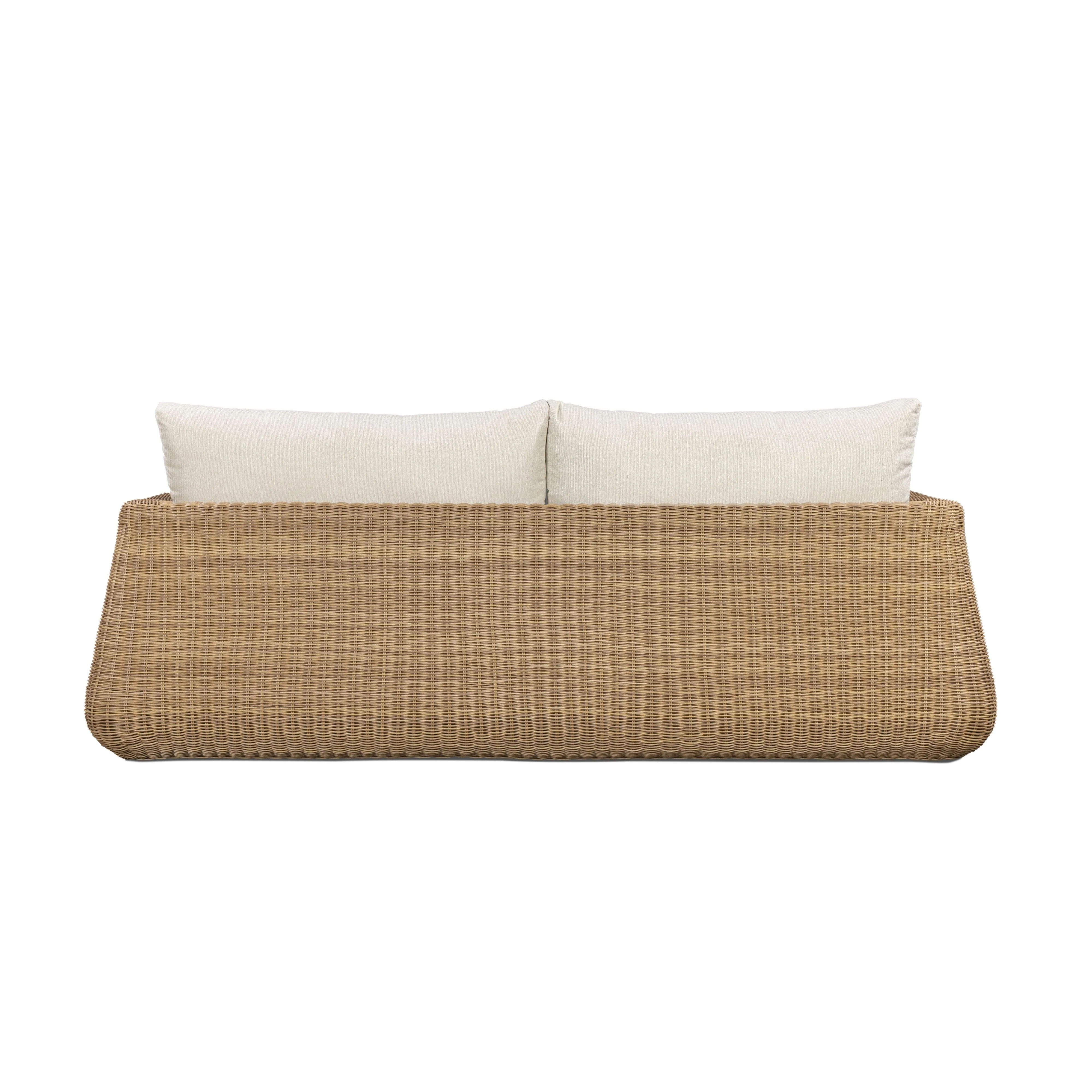 Dana 85" Cream Outdoor Sofa - Image 5