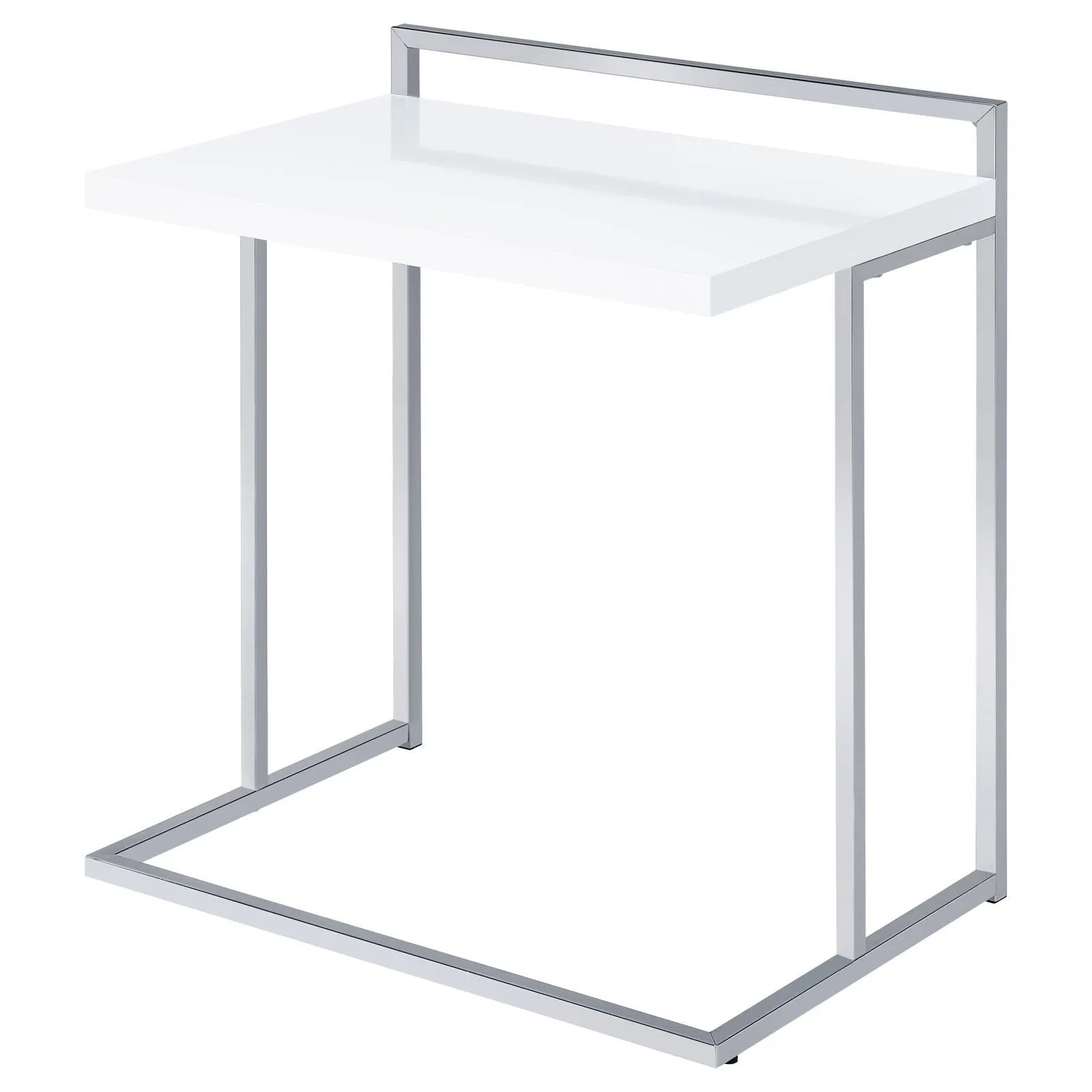 Dani Rectangular Snack Table with Metal Base - Image 2