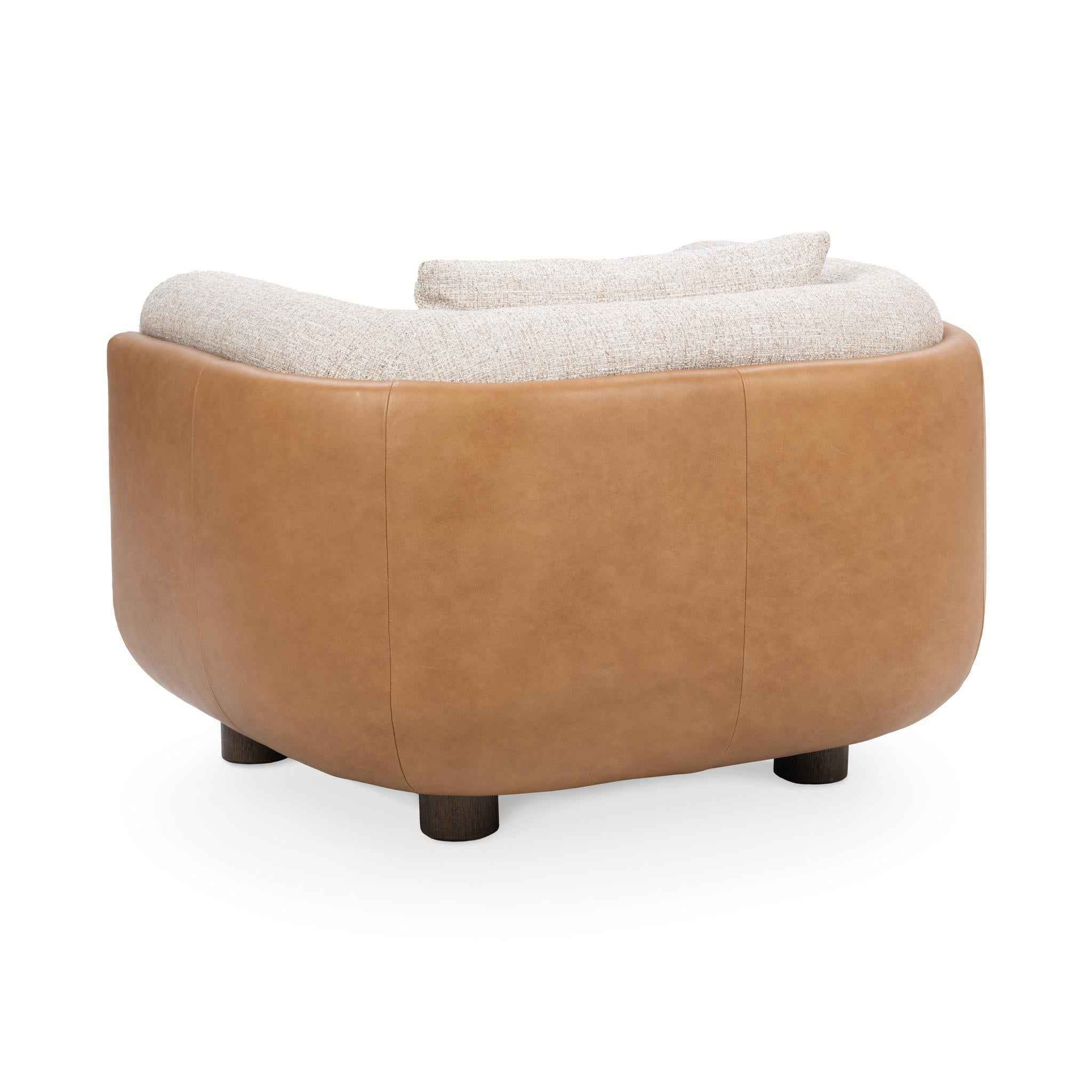 Dania Accent Chair - Latte - Image 3