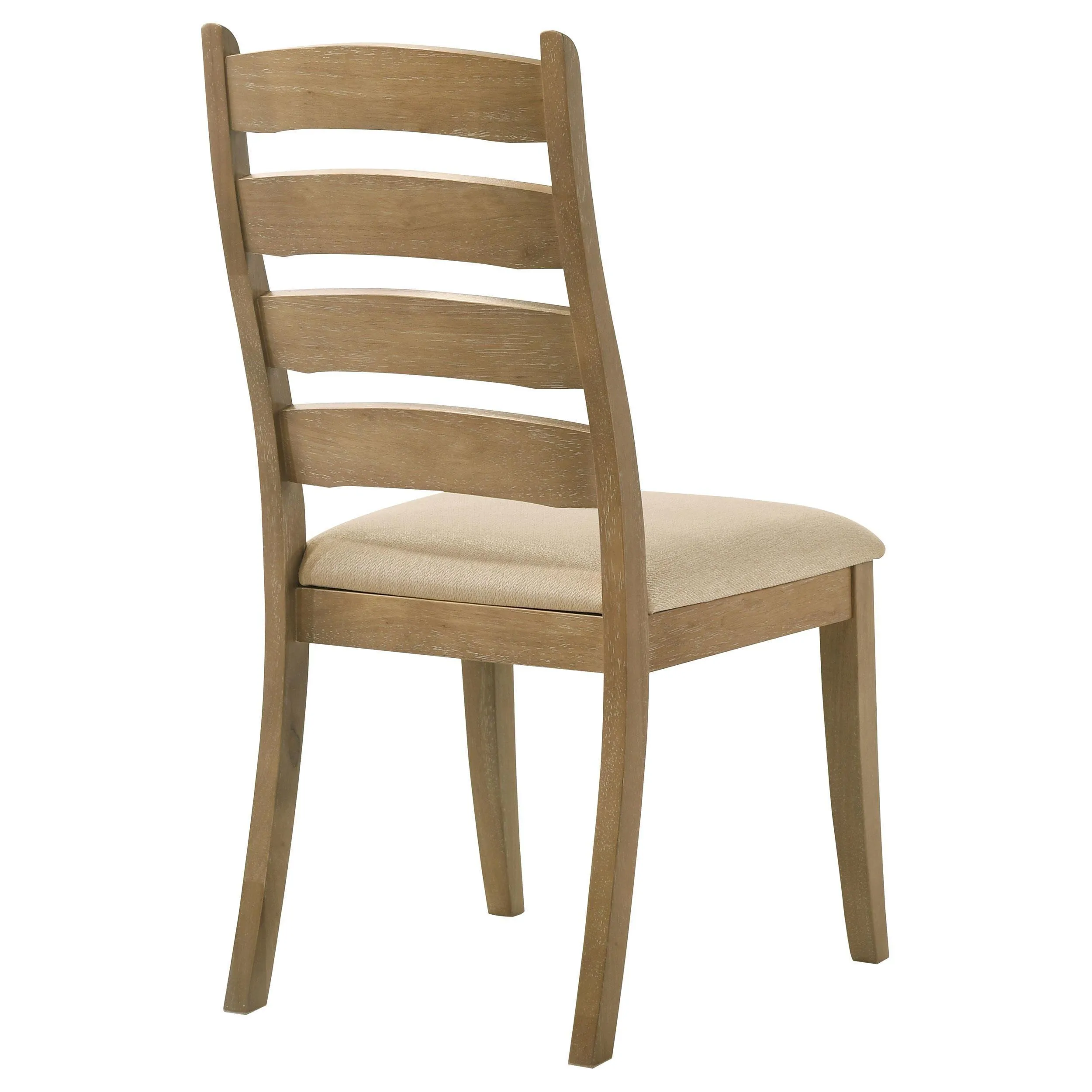 Danvers Ladder Back Dining Side Chair Brown Oak (Set of 2) - Image 8