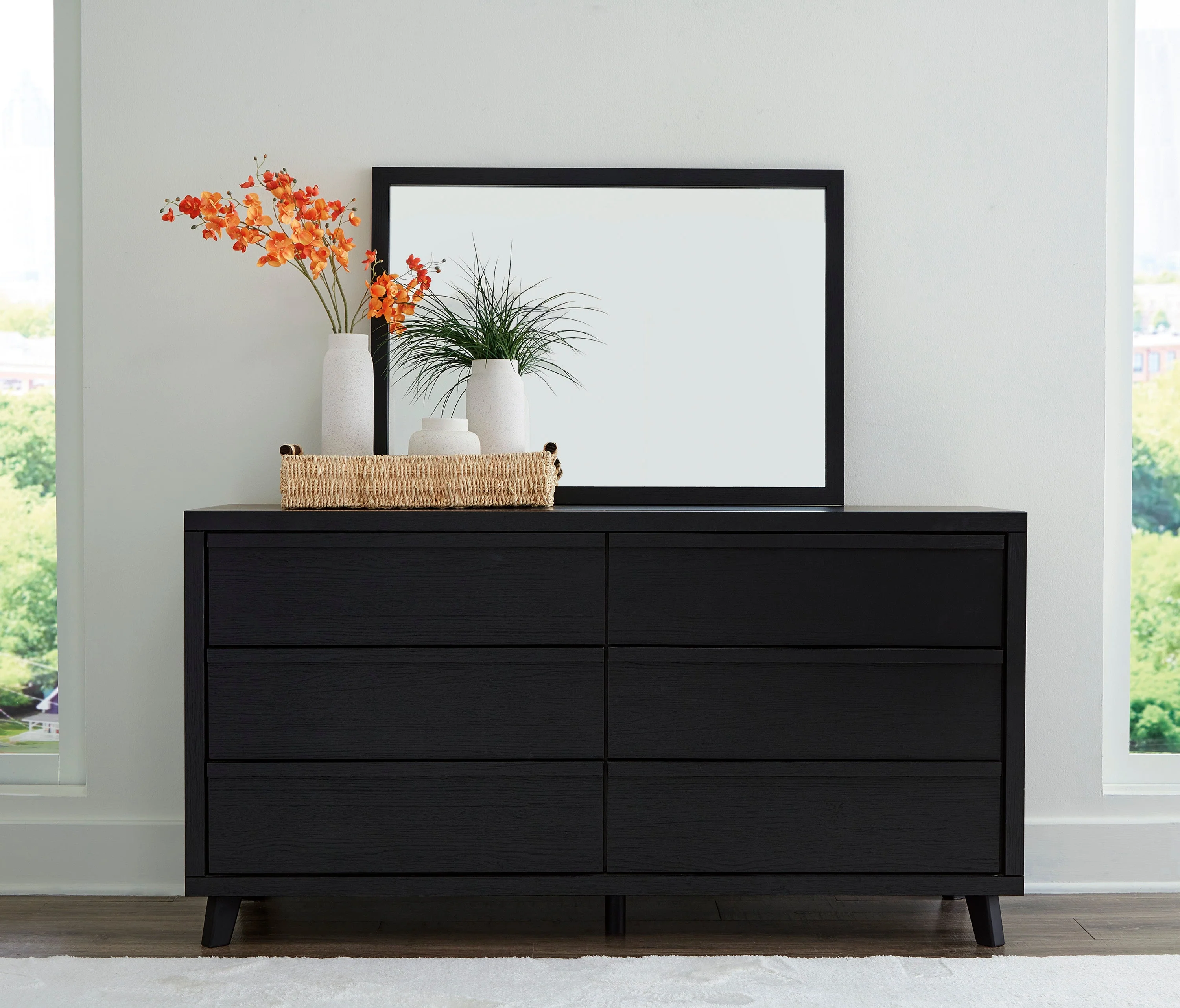 Danziar Black Platform Framed Bedroom Set - Image 6