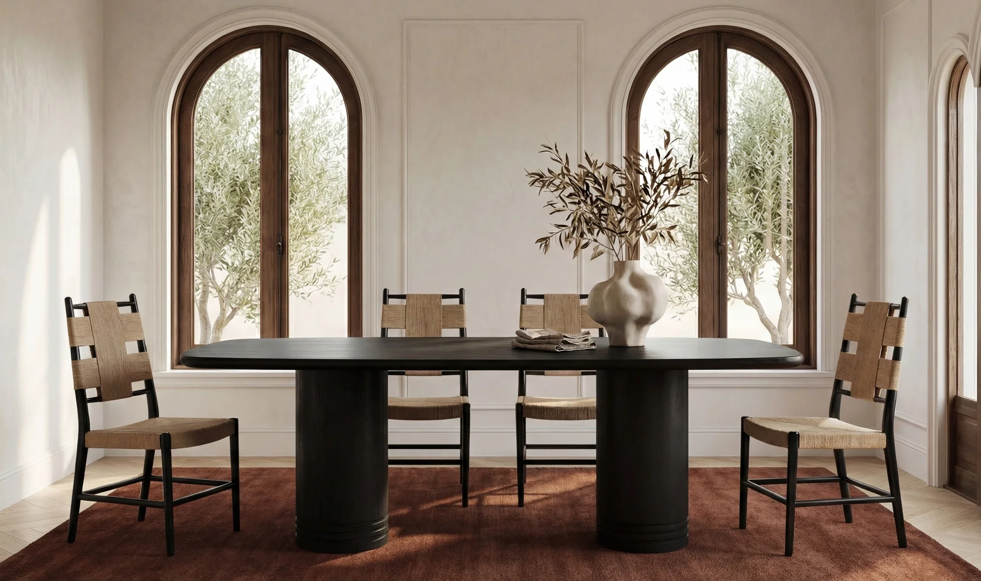 Daphne Dining Table Large Black - Image 3