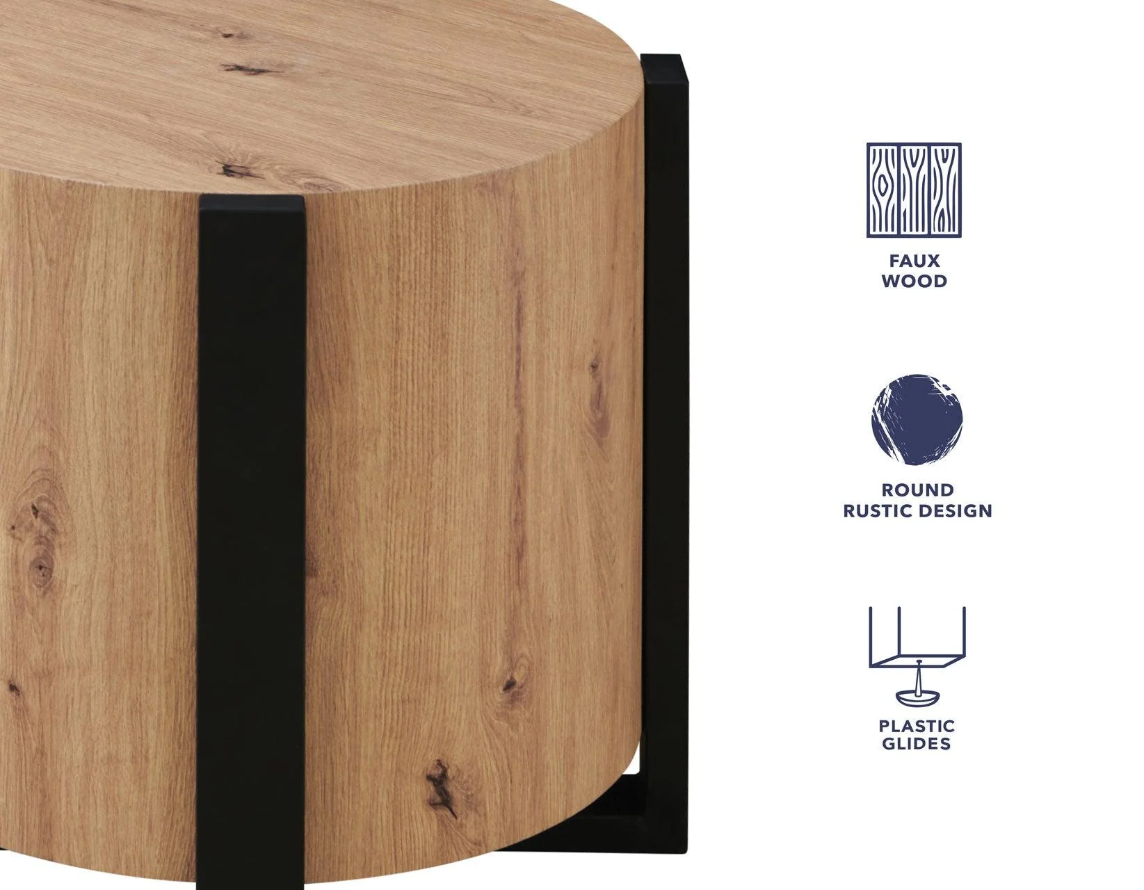 Darcie Faux-Wood End Table - Image 6