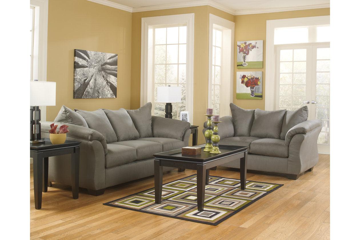 Darcy Cobblestone Loveseat - Image 15