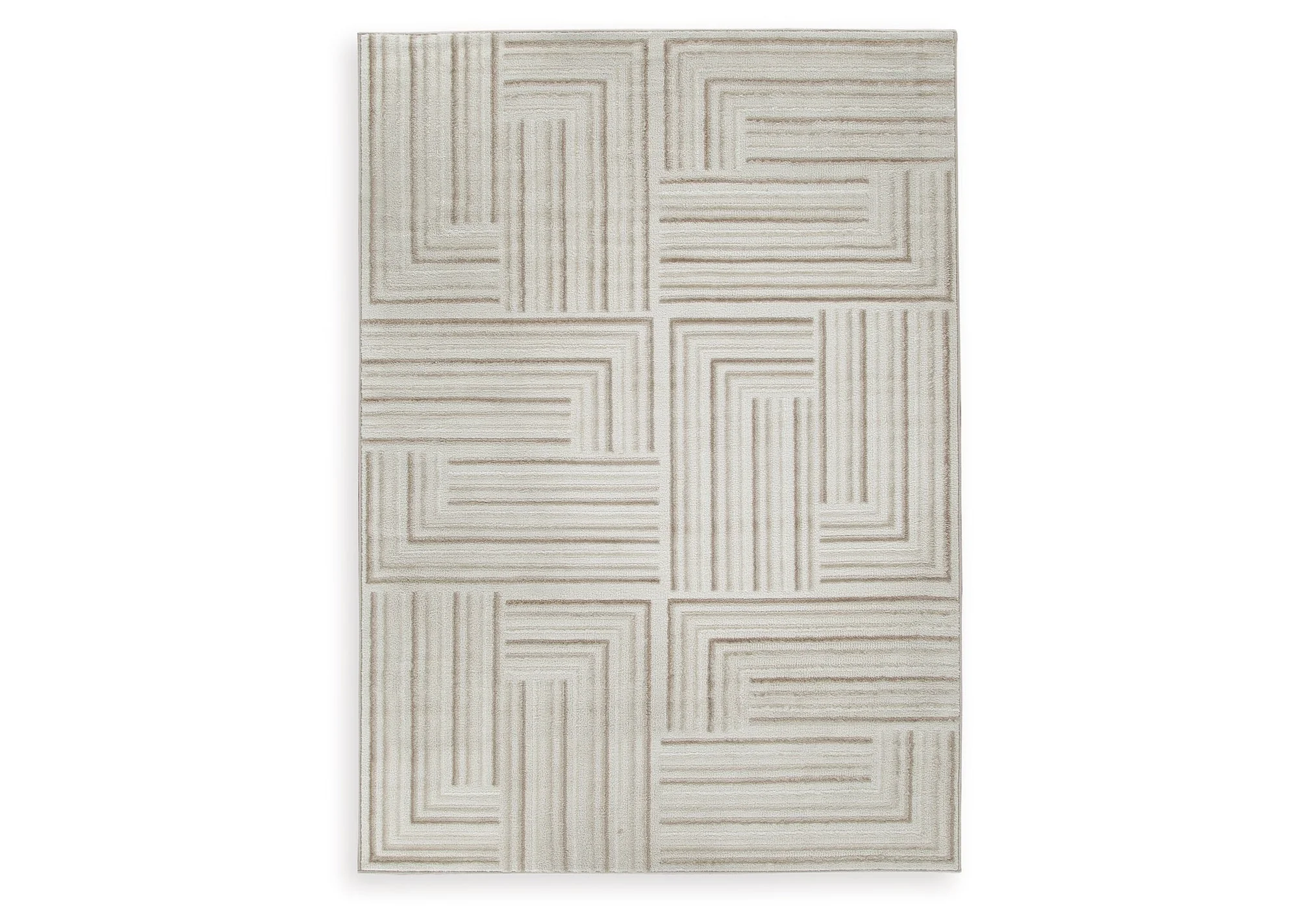 Darmondard Cream/Taupe Large Rug - Image 6