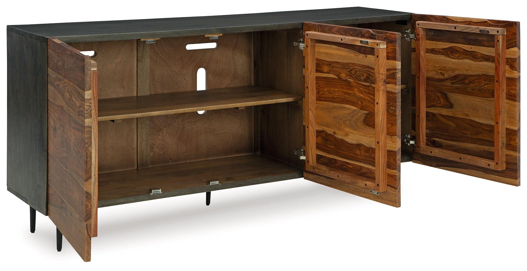Darrey Natural/Brown Accent Cabinet - Image 2