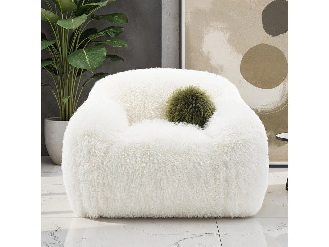 Darwen White Swivel Chair