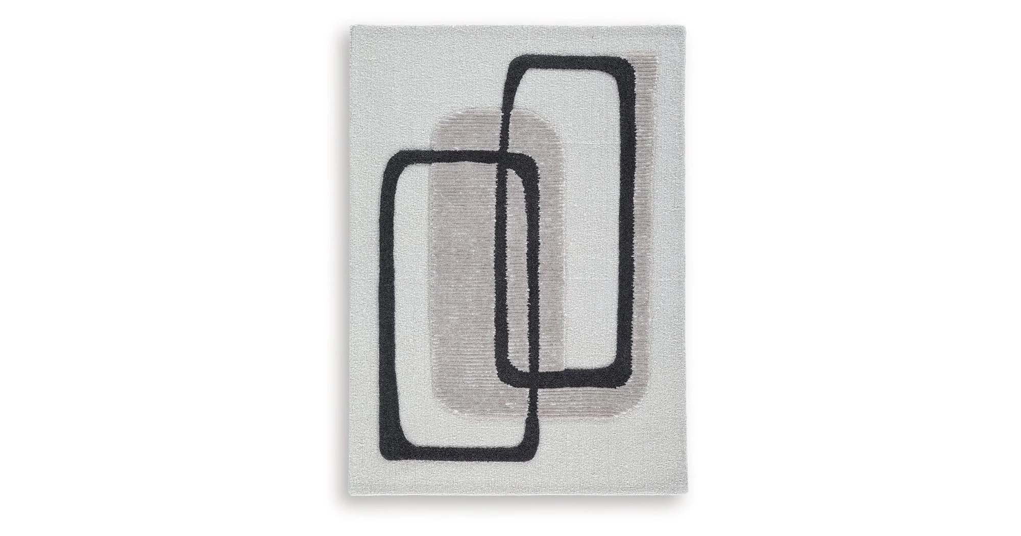 Davismour Ivory/Taupe/Charcoal Medium Rug - Image 6