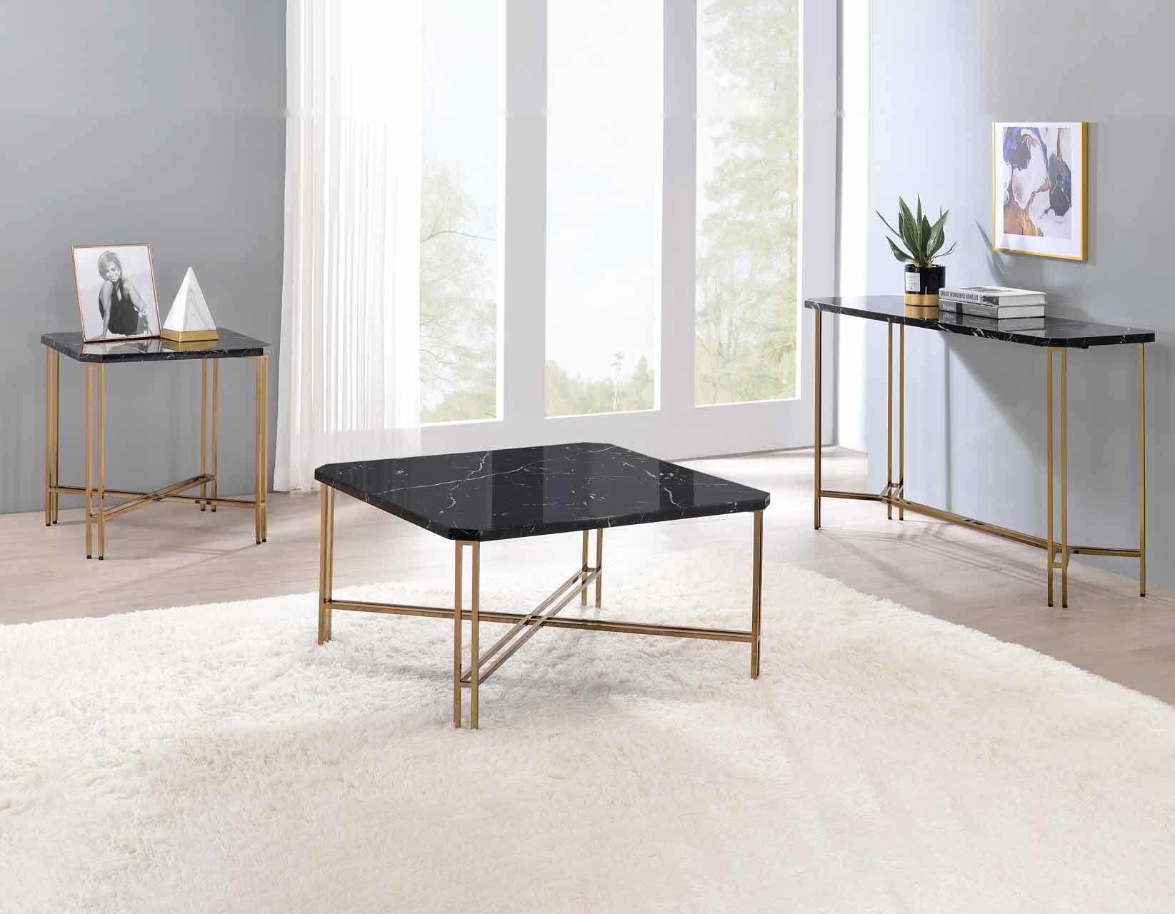 Daxton Faux-Marble Top End Table - Image 4