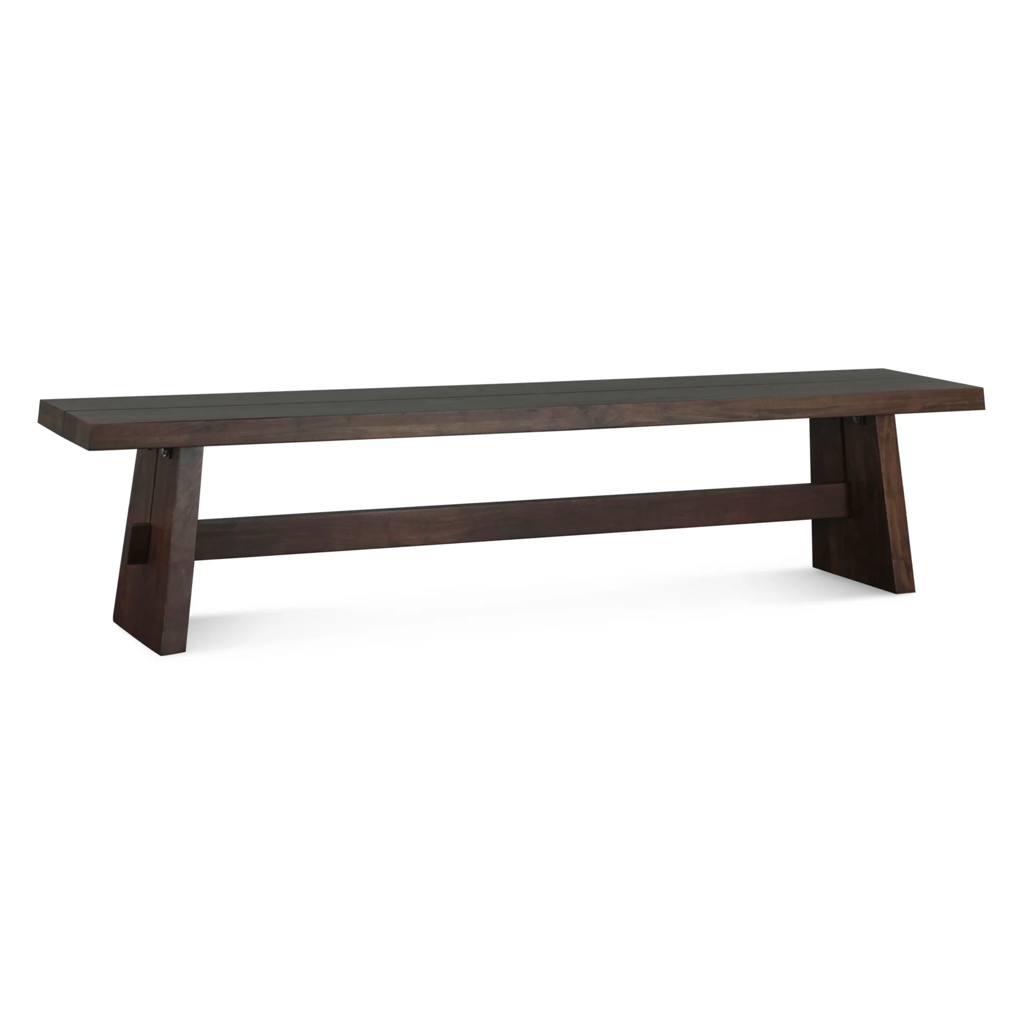 Piedmont 79" Bench in Coffee Bean - Image 2