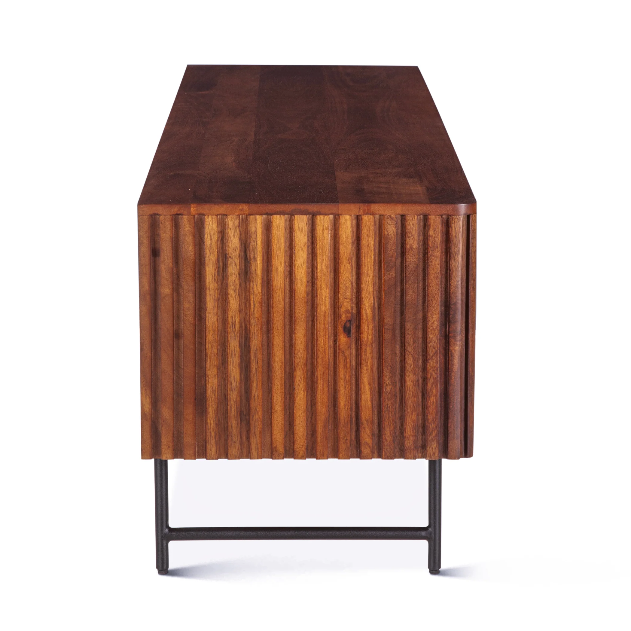 Verbania 67" Media Cabinet in Pecan Brown - Image 6