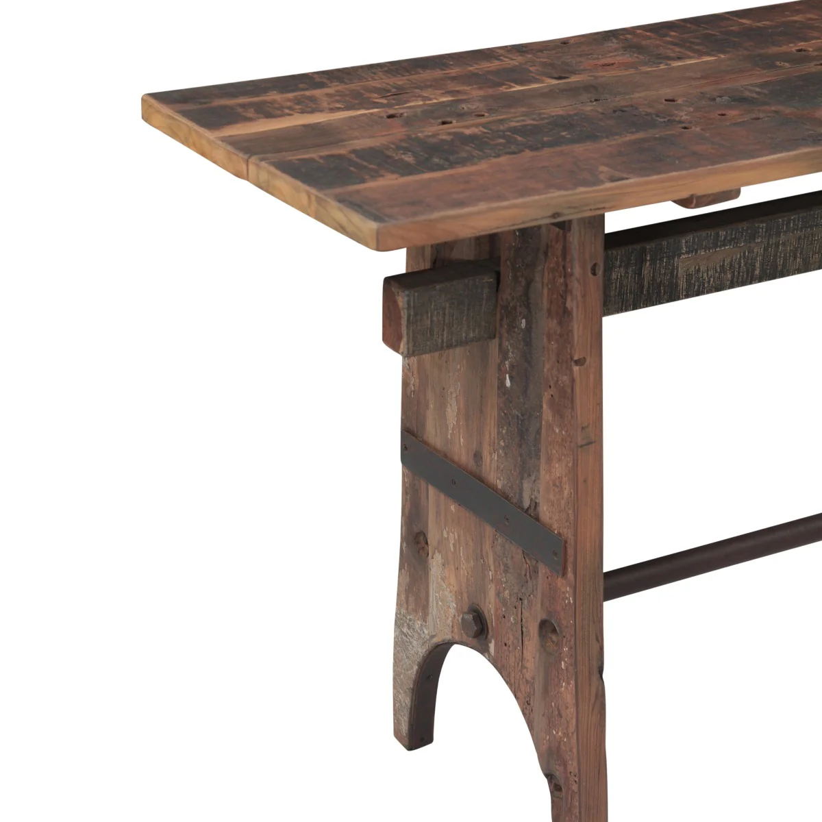 Whitley 62" Console Table in Reclaimed Teak - Image 2