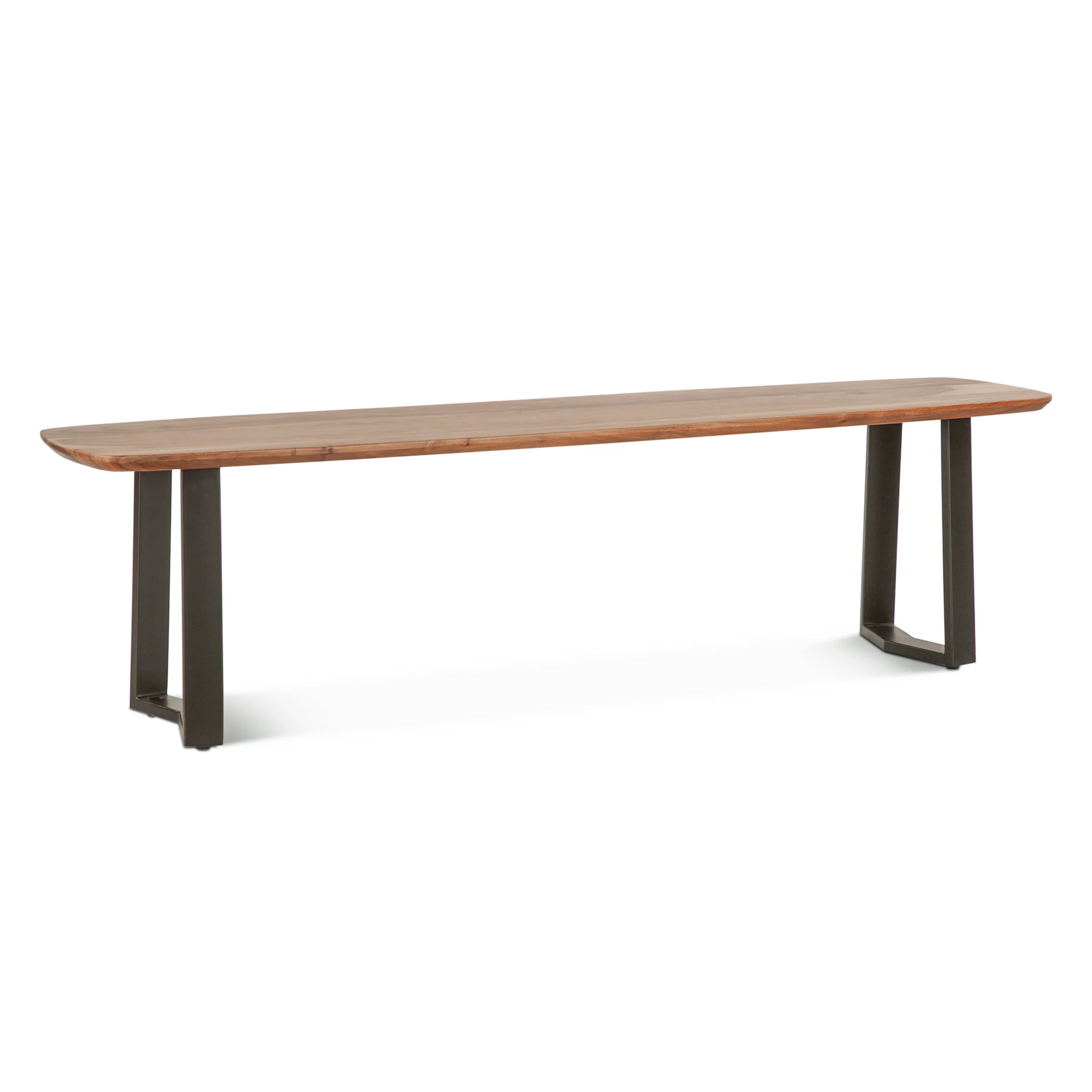 Salerno 68 Bench in Smoked Acacia