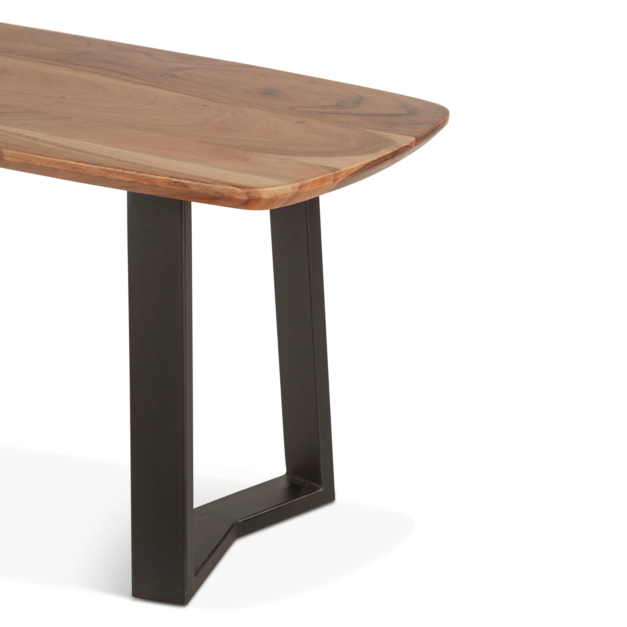 Salerno 68 Bench in Smoked Acacia - Image 2