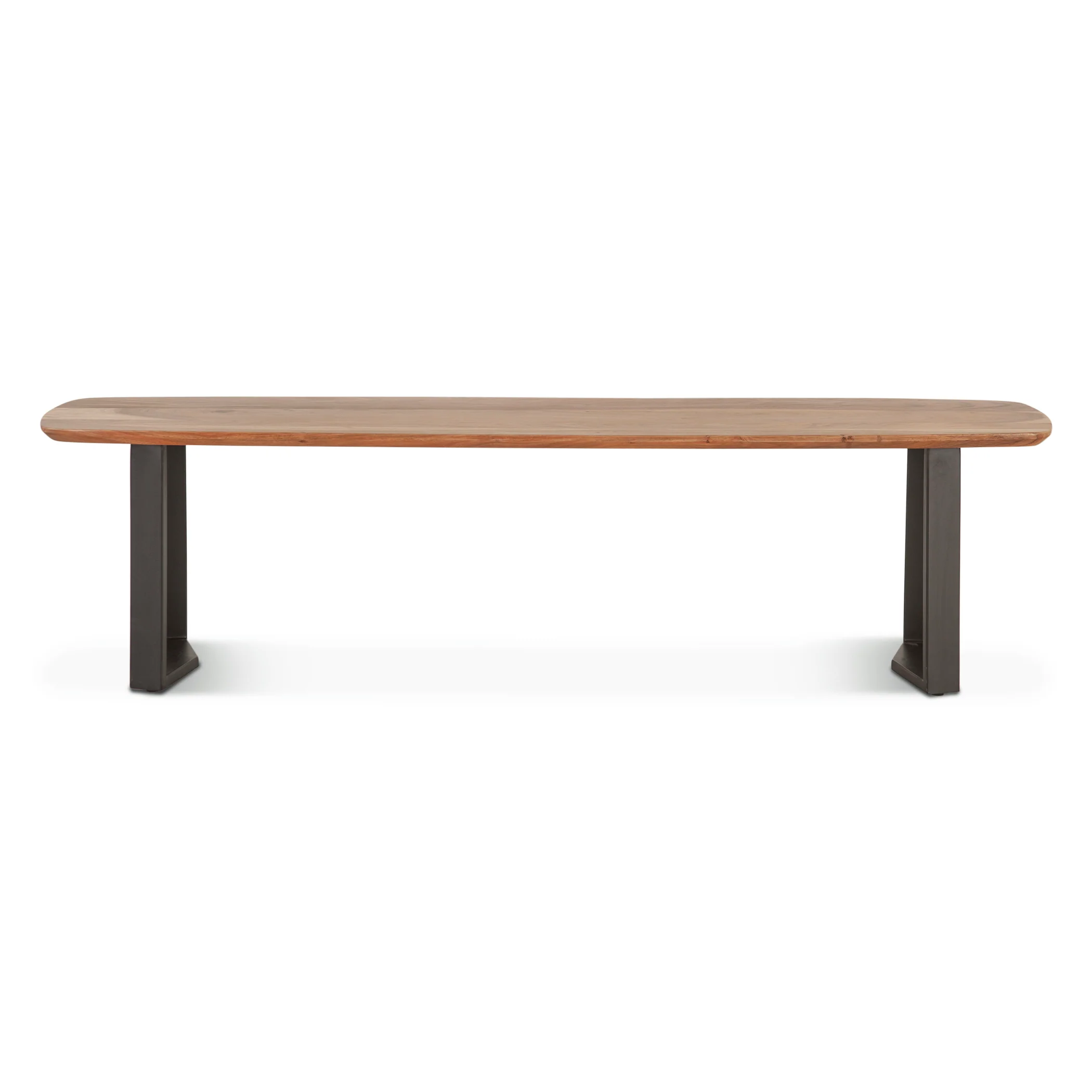 Salerno 68 Bench in Smoked Acacia - Image 5