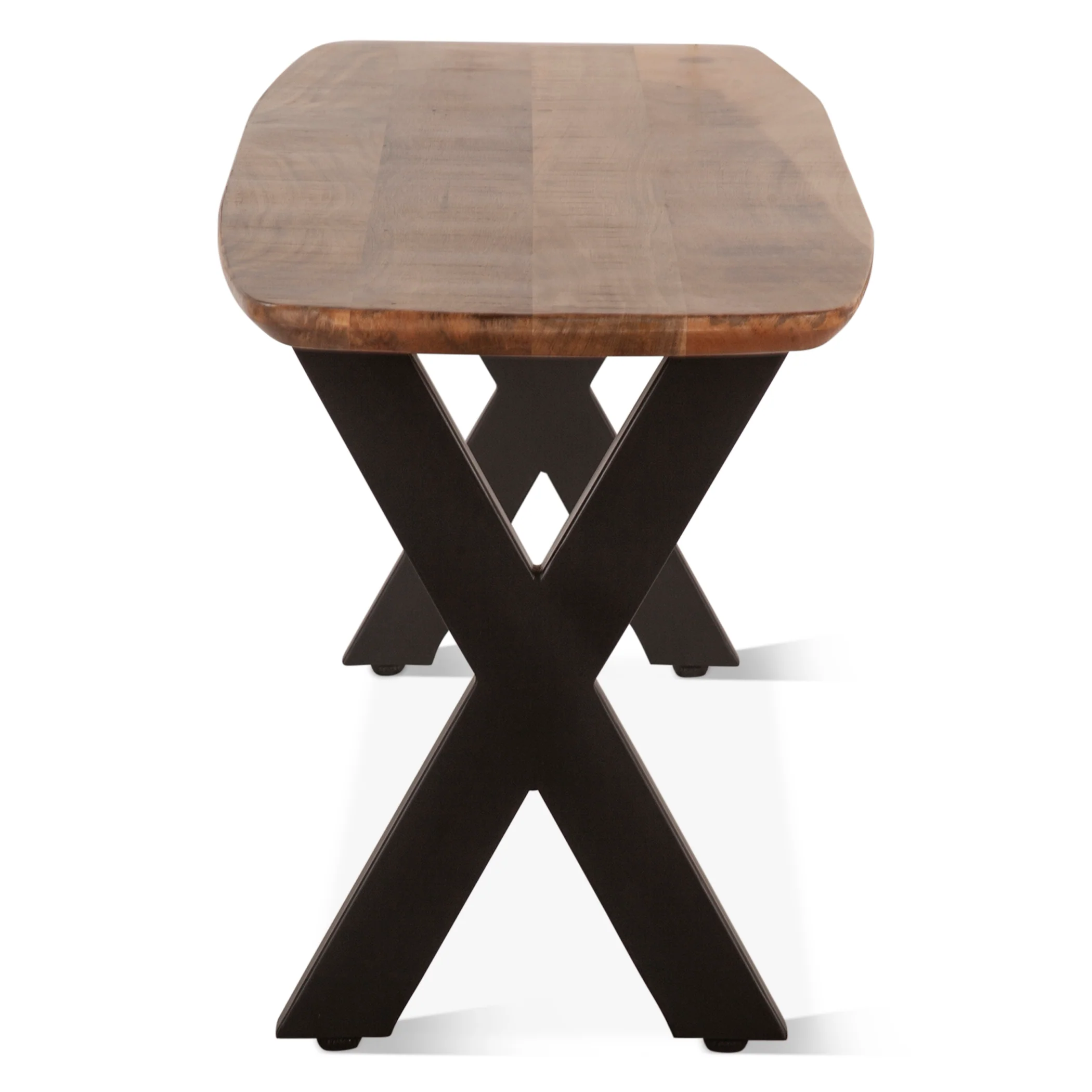 Rapallo 60" Bench in Natural Mango Wood - Image 5