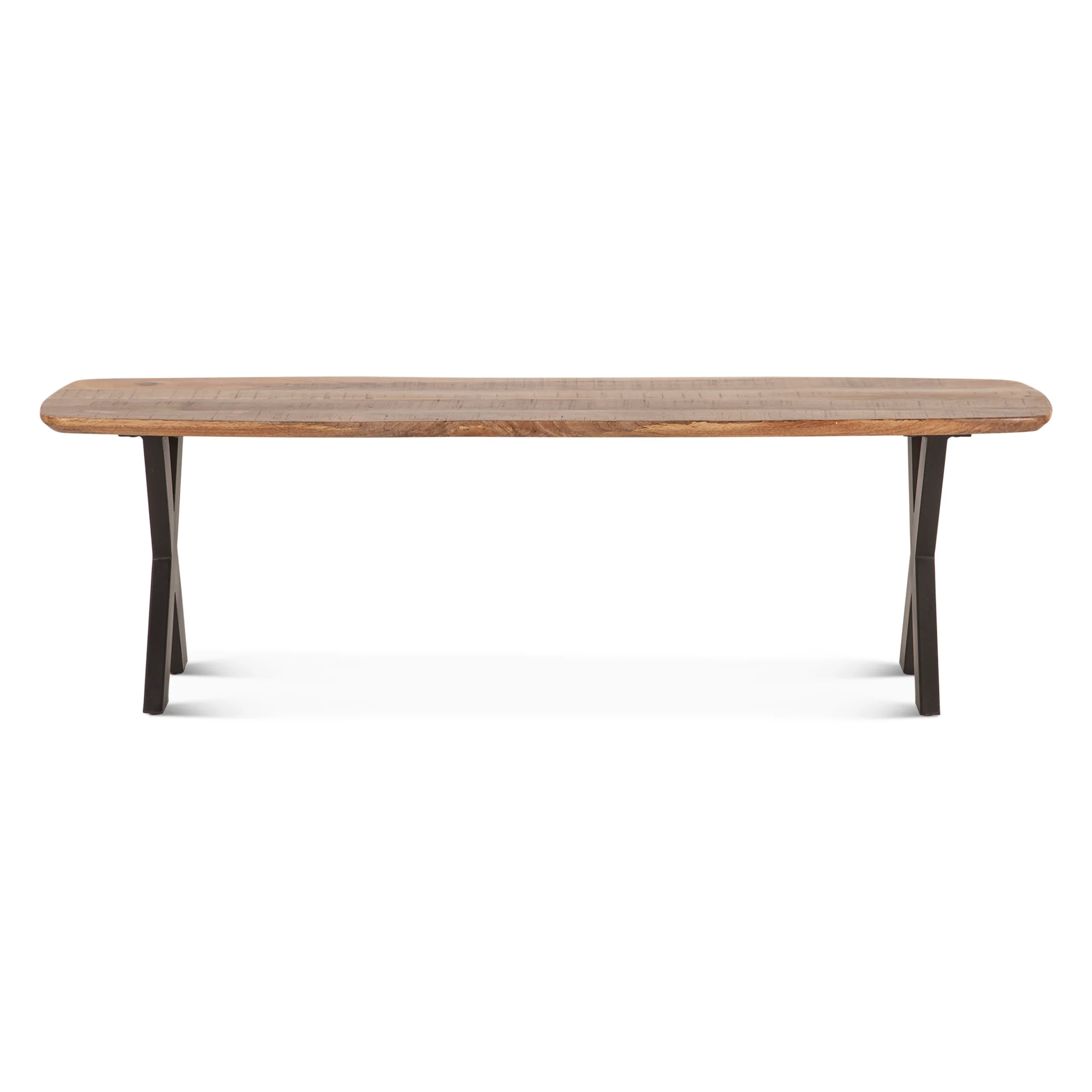 Rapallo 60" Bench in Natural Mango Wood - Image 7