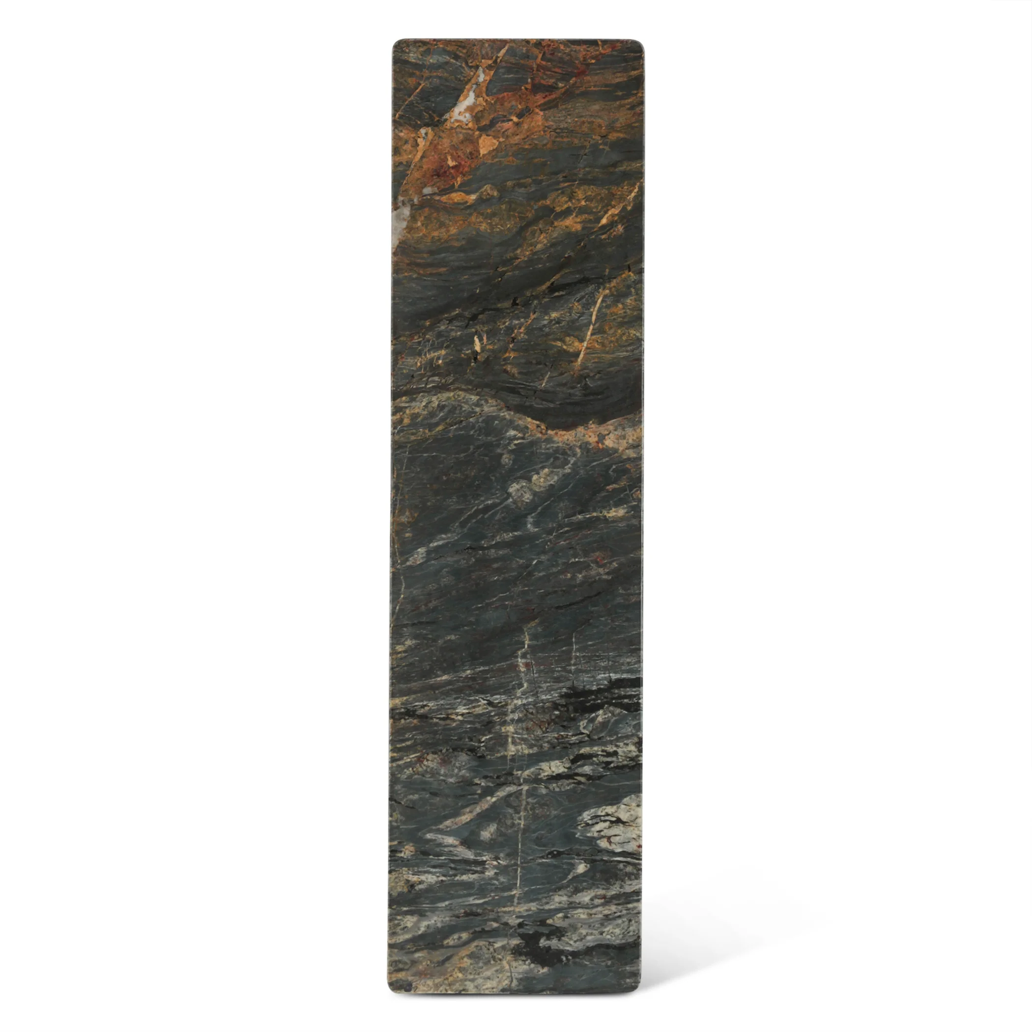Vista 60" Console Table with Lava Marble and Dark Mango Base - Image 3