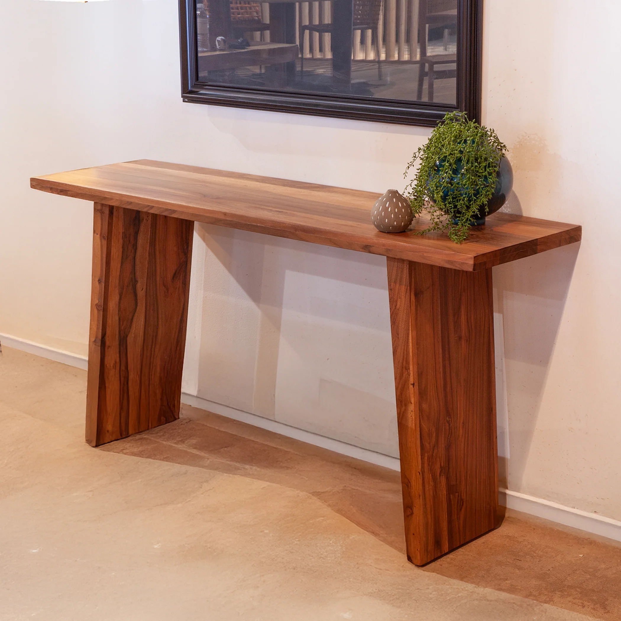 Santa Cruz 58" Console Table in Two Tone