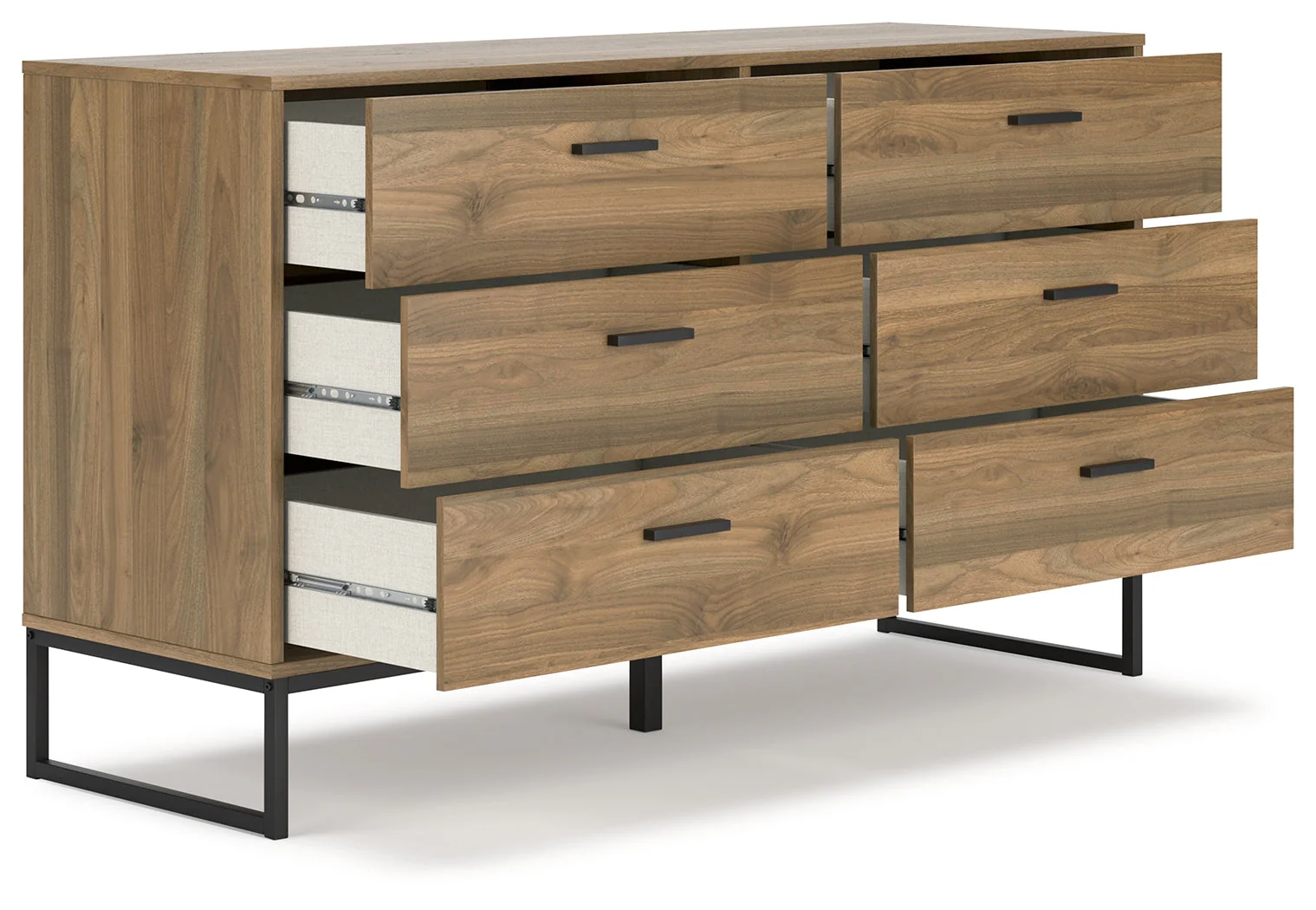 Deanlow Honey Youth Bookcase Corner Storage Bedroom Set - Image 11