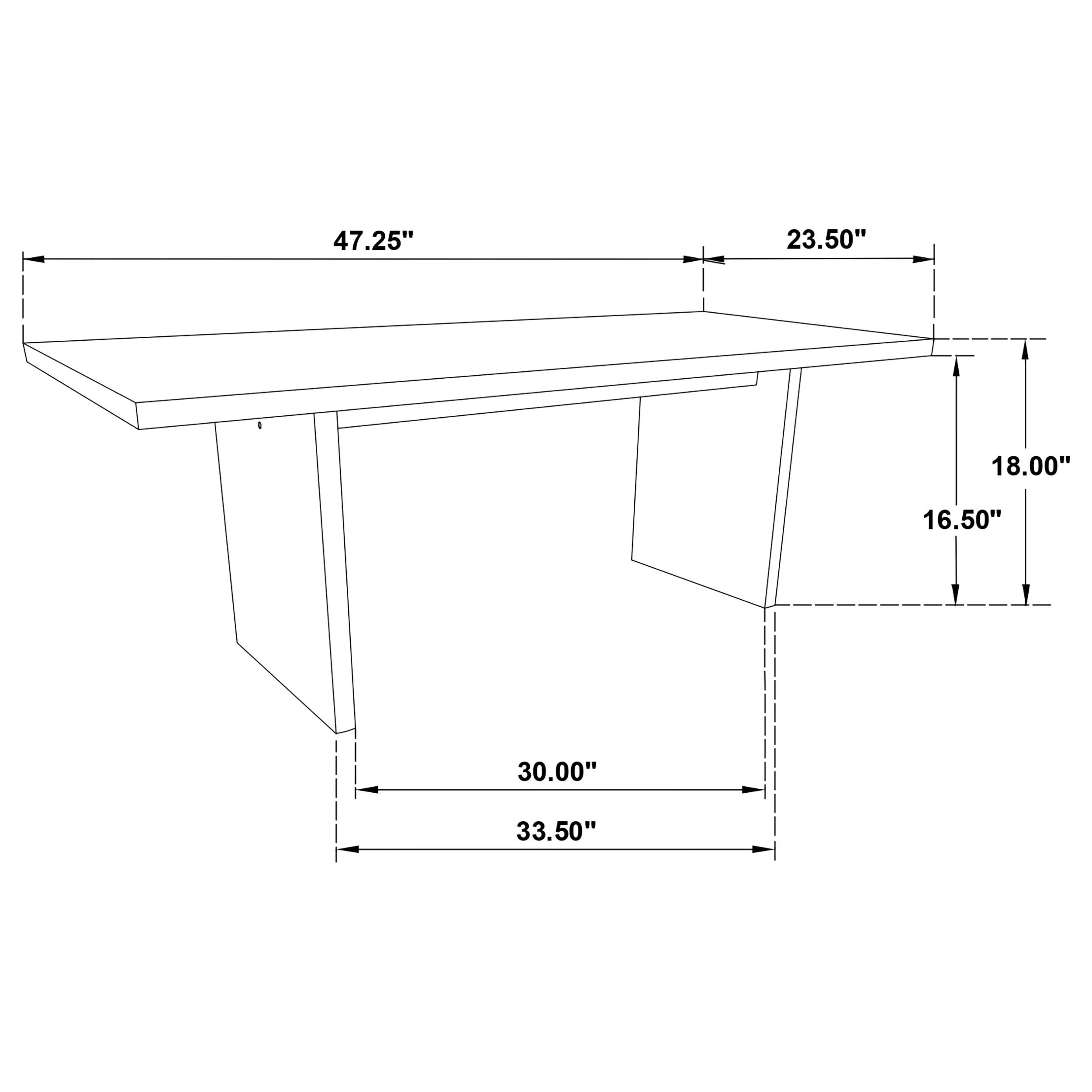 Decker Black 2-Piece Coffee and End Table Set - Image 15