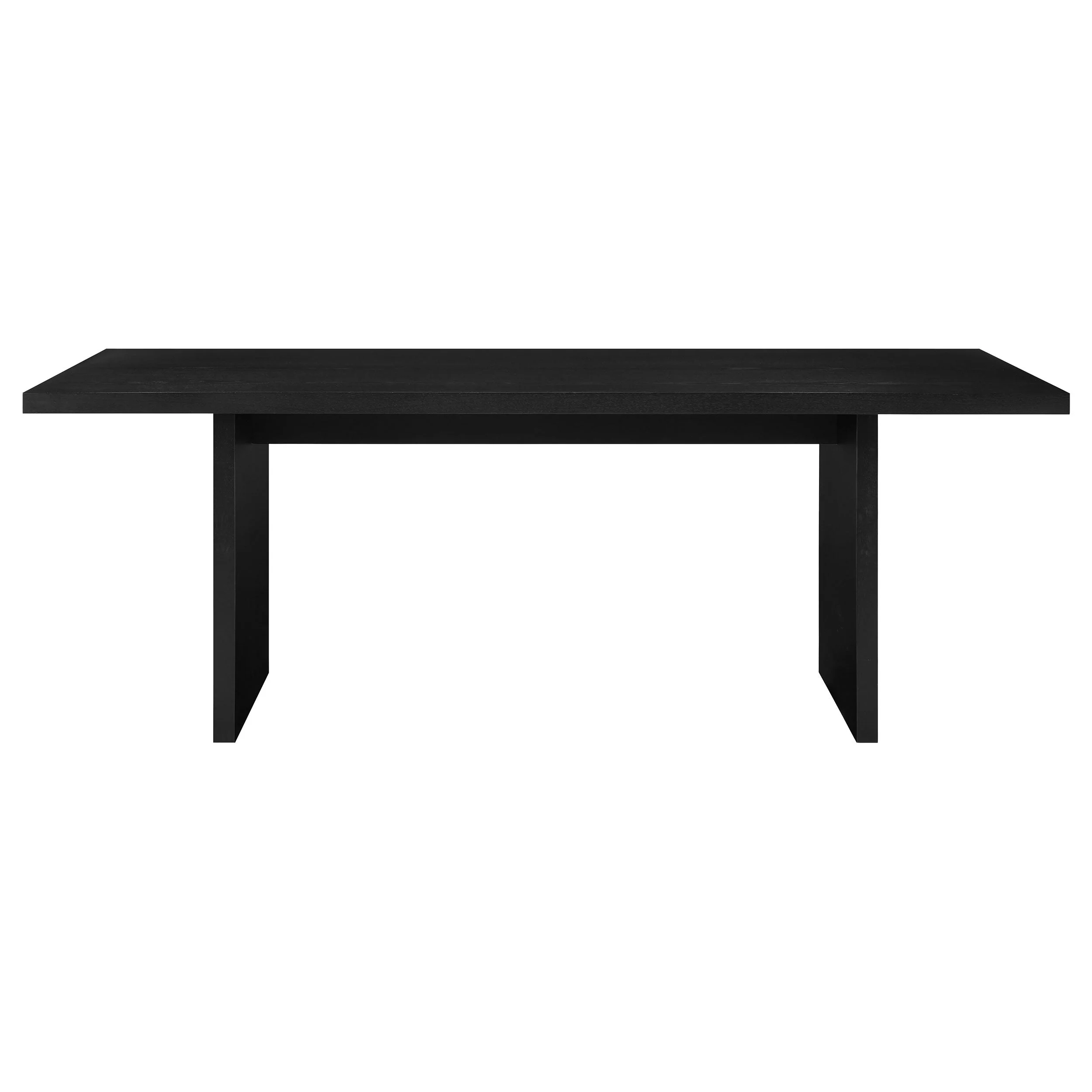 Decker Black 7-Piece 82-inch Rectangular Dining Set - Image 4