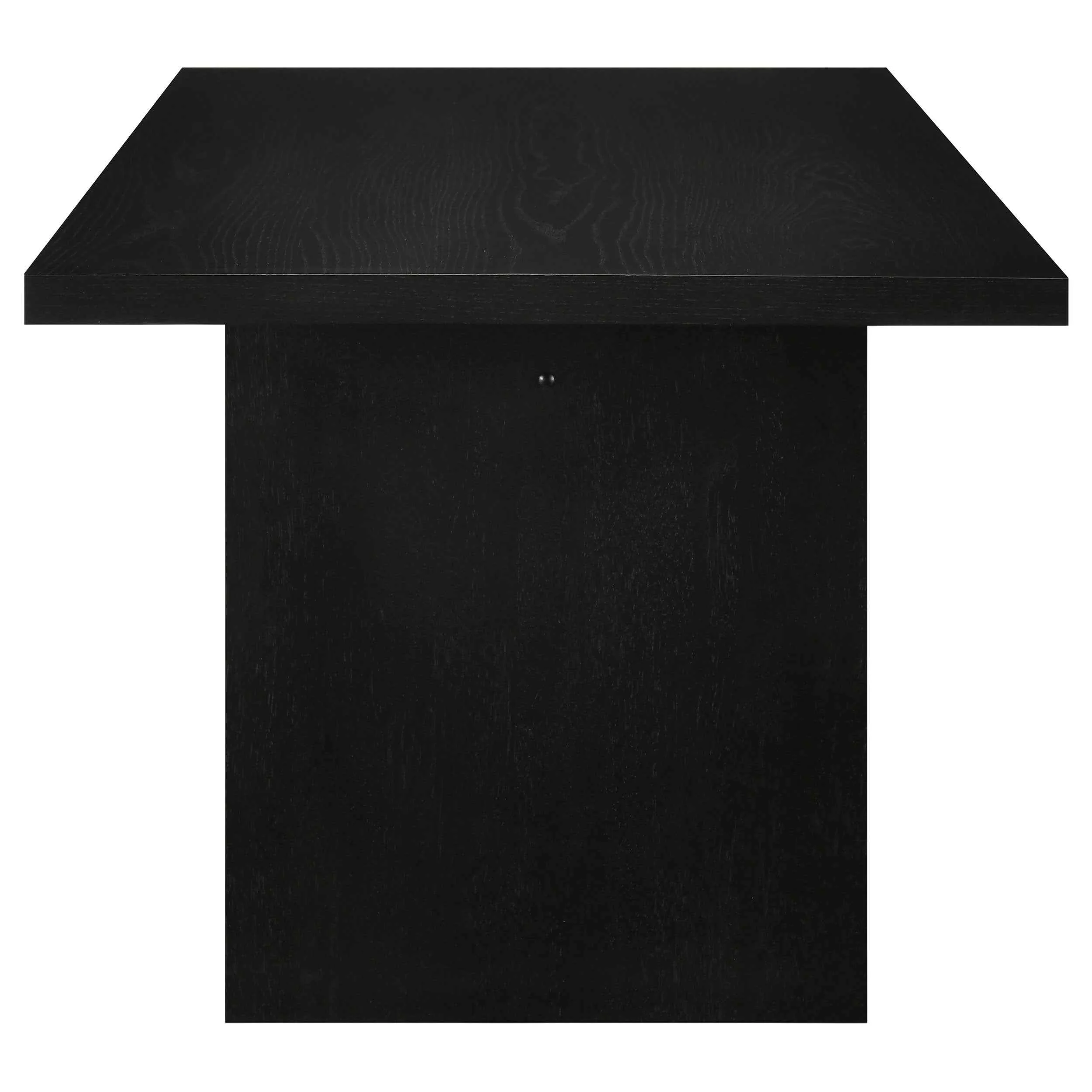 Decker Black 7-Piece 82-inch Rectangular Dining Set - Image 5