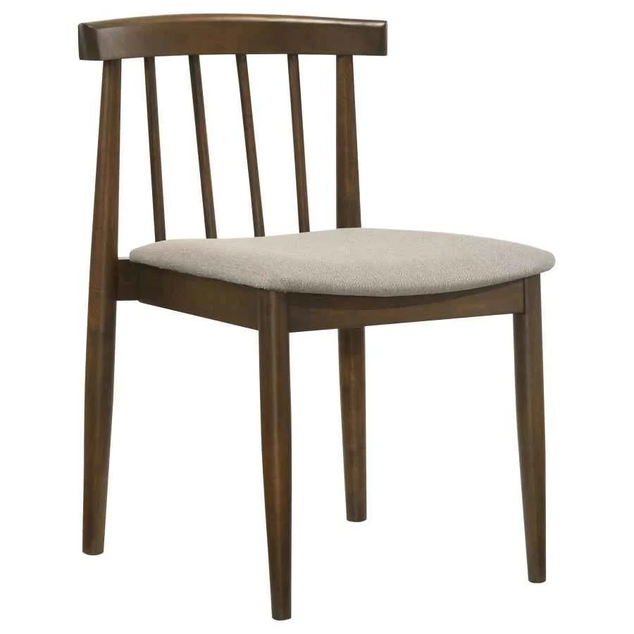 Decker Wheat/Walnut 7-piece 82-inch Rectangular Dining Set - Image 7