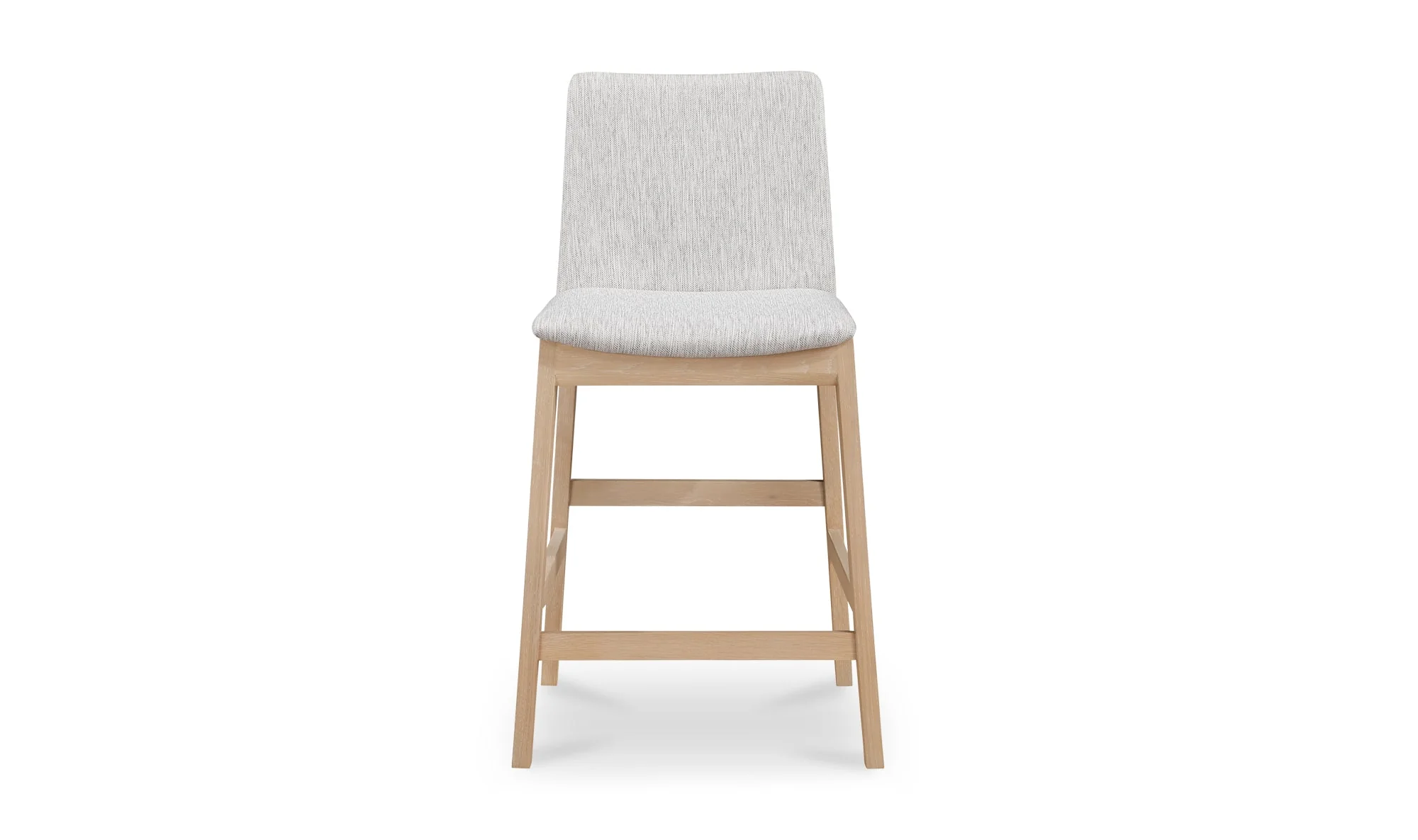 Deco Oak Counter Stool Light Grey - Image 2