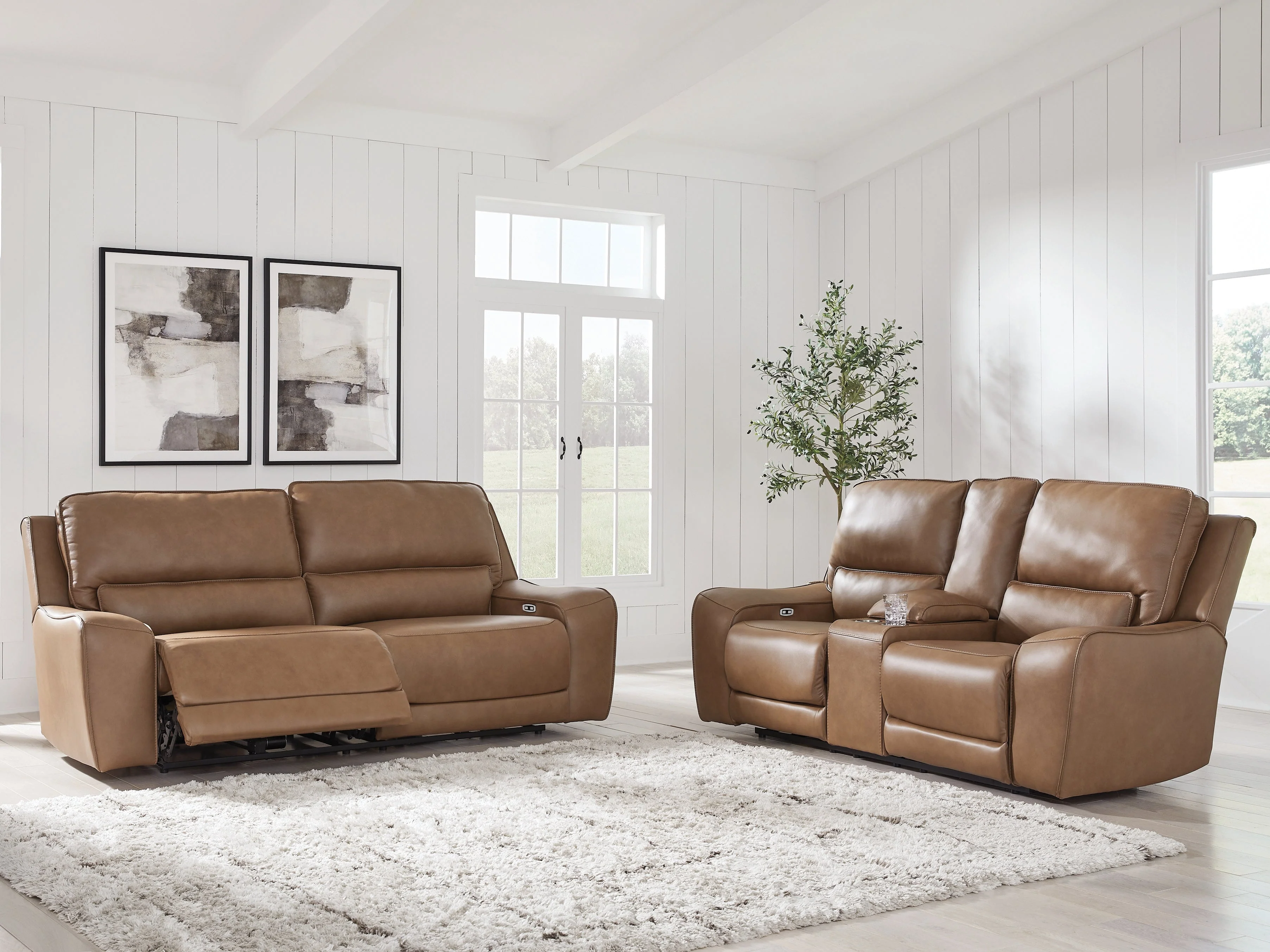 DeepWakes Caramel Sofa and Loveseat - Image 9