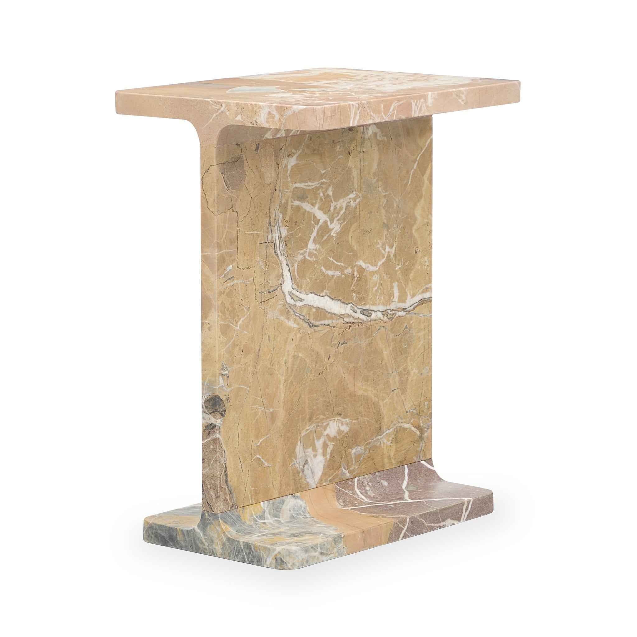 Delaney Accent Table - Rusty Brown