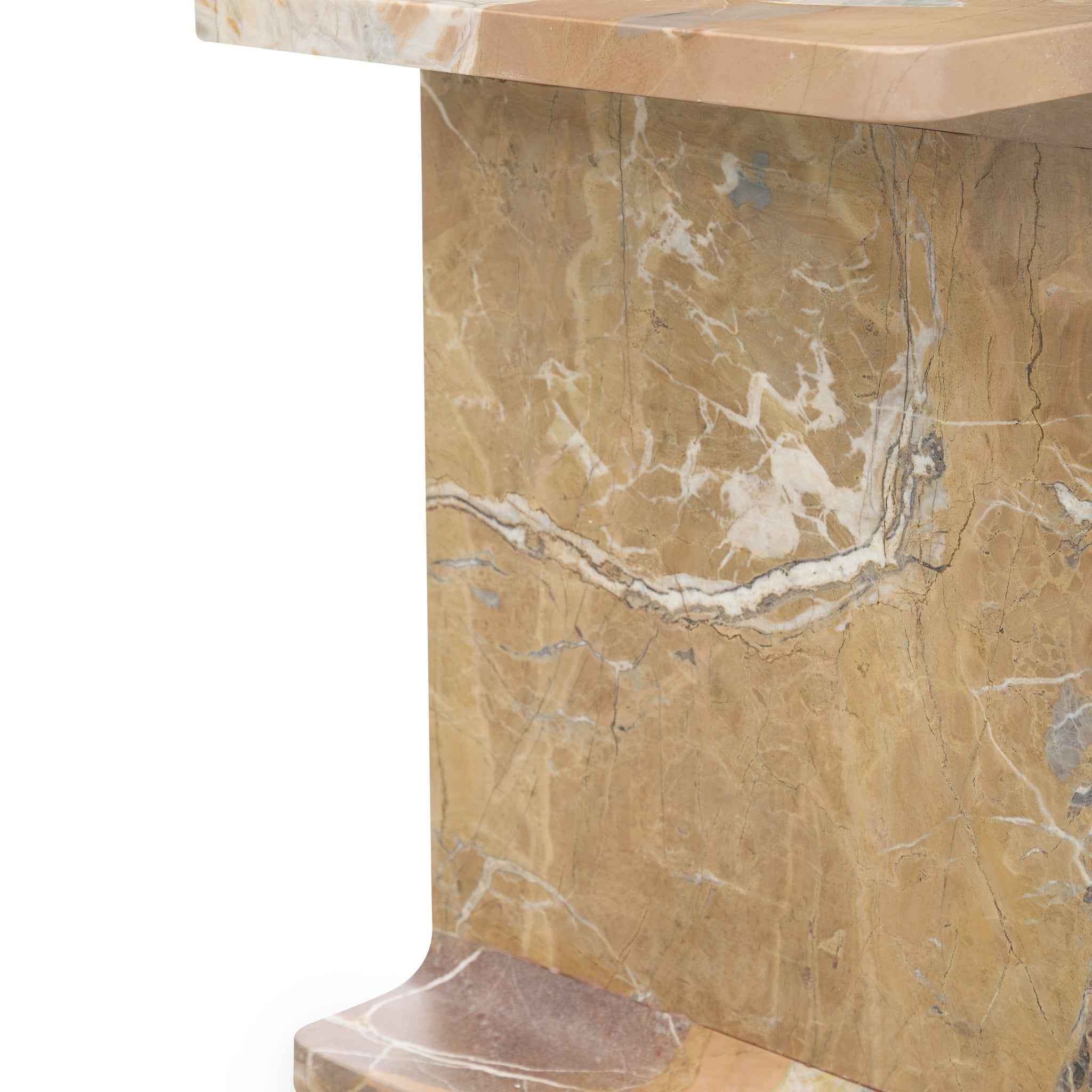 Delaney Accent Table - Rusty Brown - Image 4