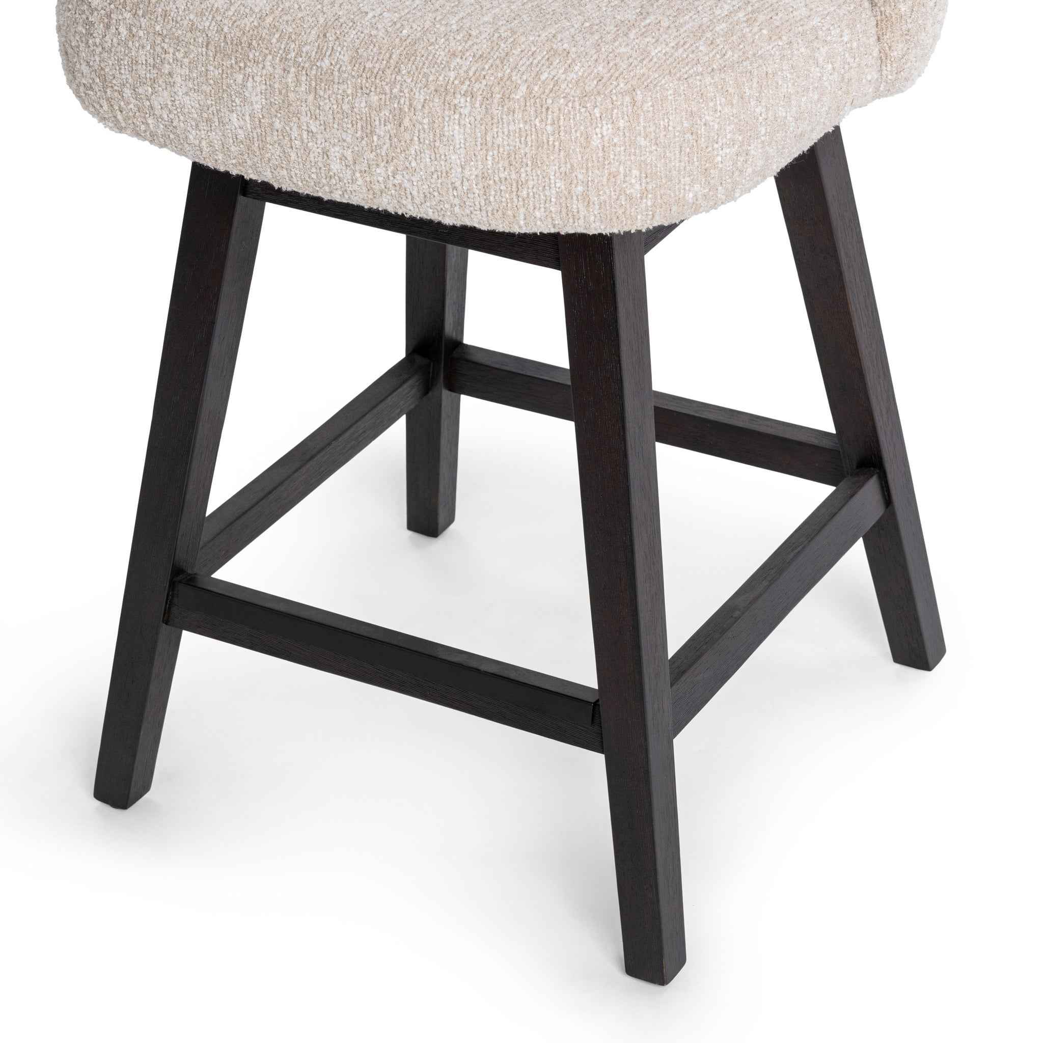 Della Counter Stool - Sandy Cream - Image 4