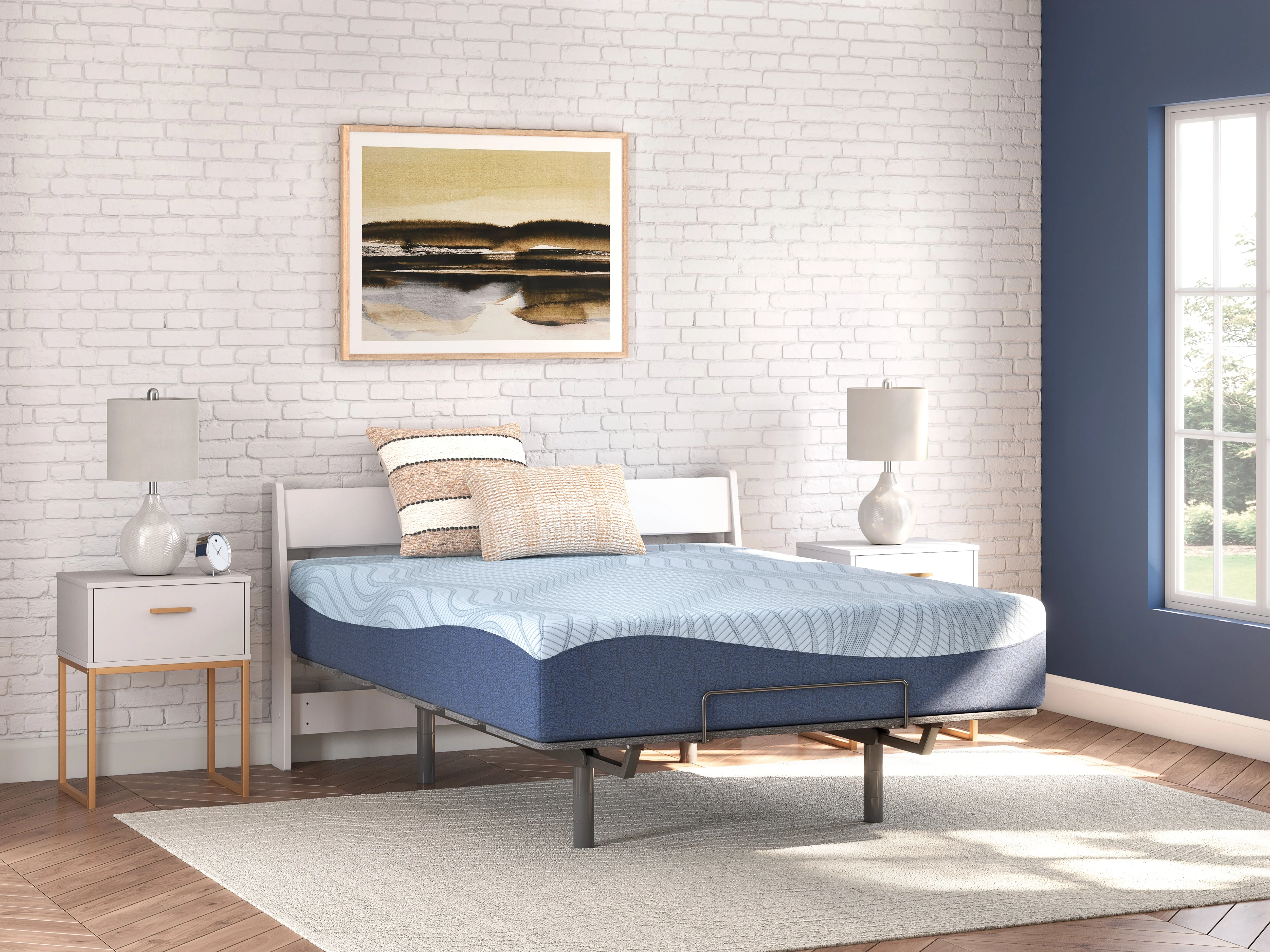 Dellyn 12 Memory Foam White King Mattress - Image 3
