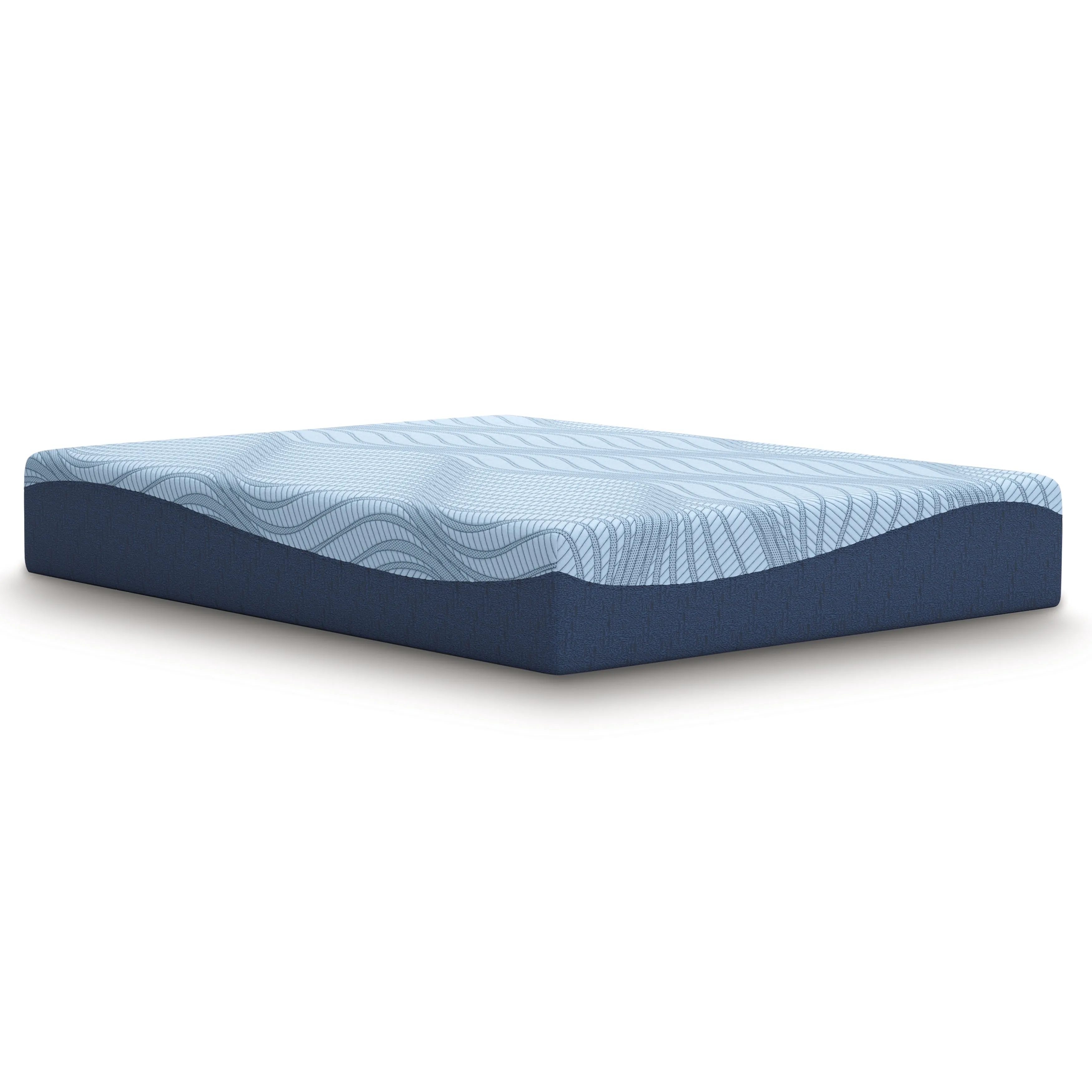 Dellyn 12 Memory Foam White Twin Mattress - Image 2