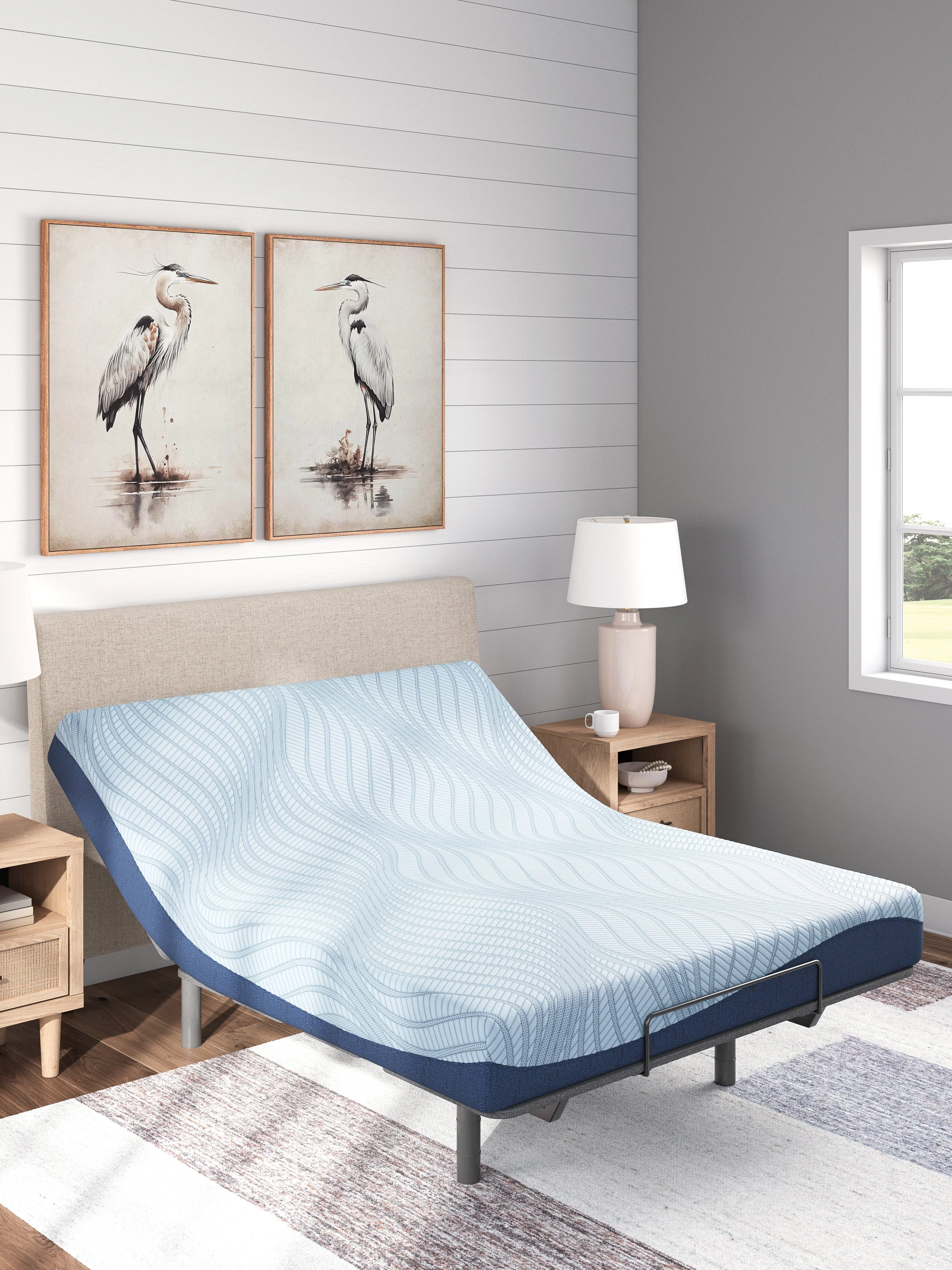 Dellyn 8 Memory Foam White Full Mattress