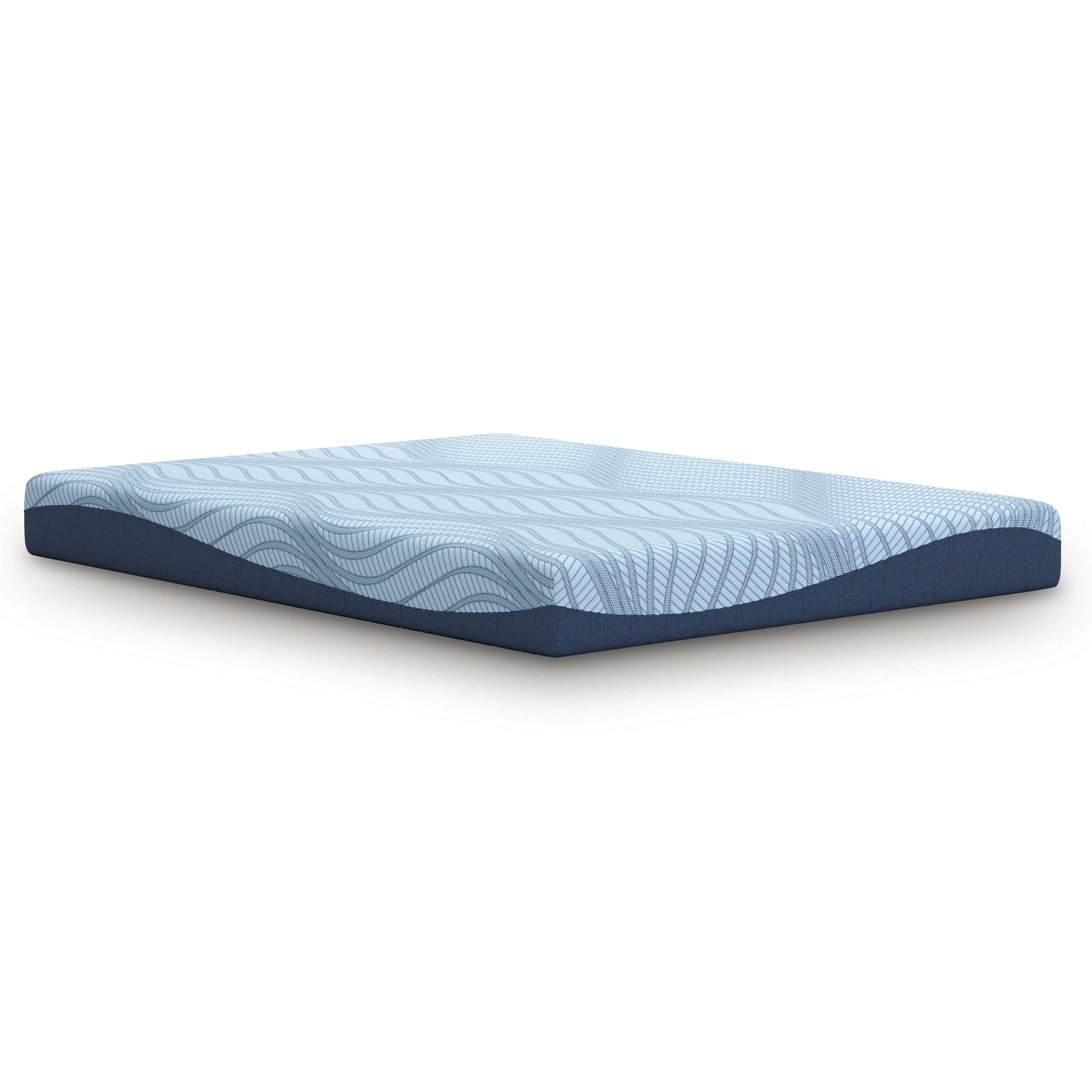 Dellyn 8 Memory Foam White King Mattress - Image 3