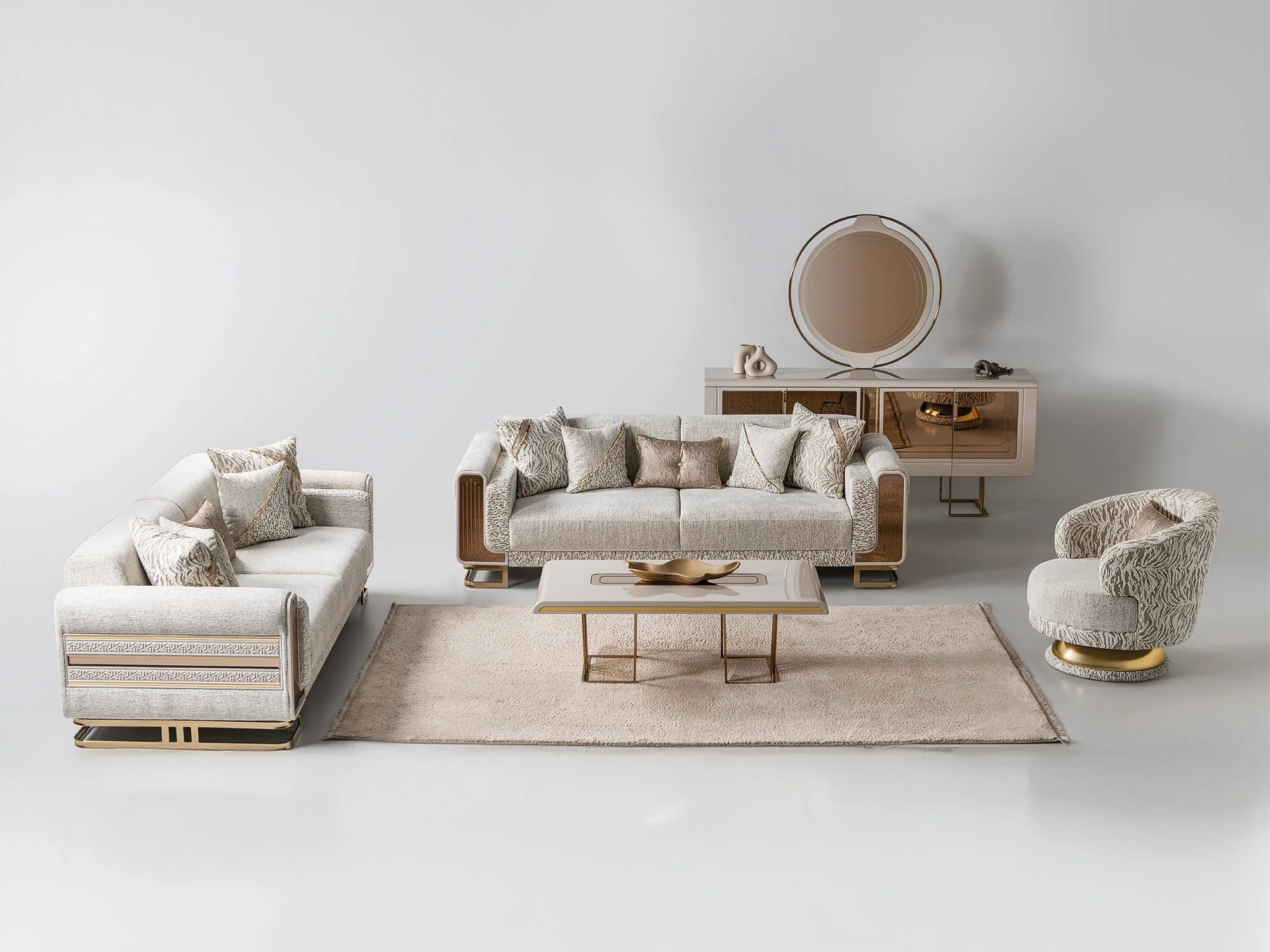 Delux Cream Chair - Image 4
