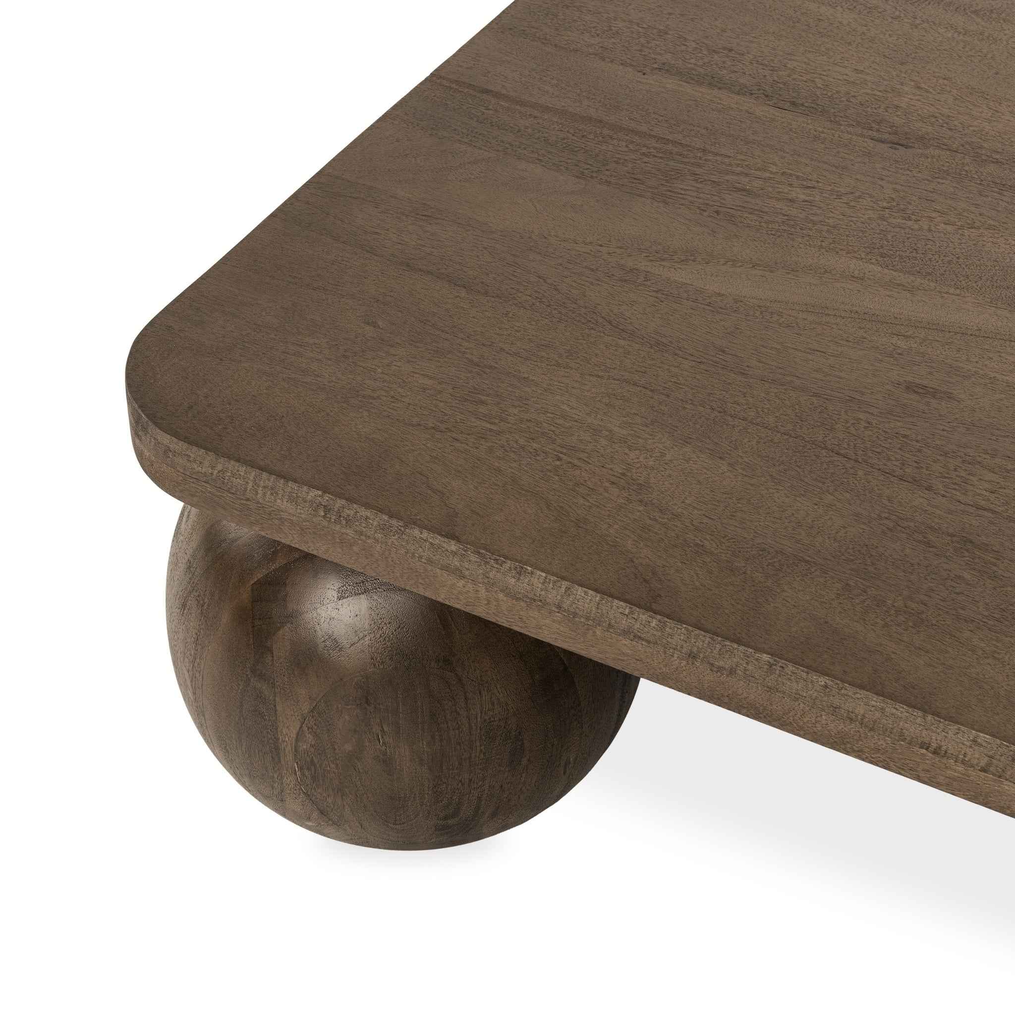 Delyla Coffee Table - Pecan Brown - Image 4