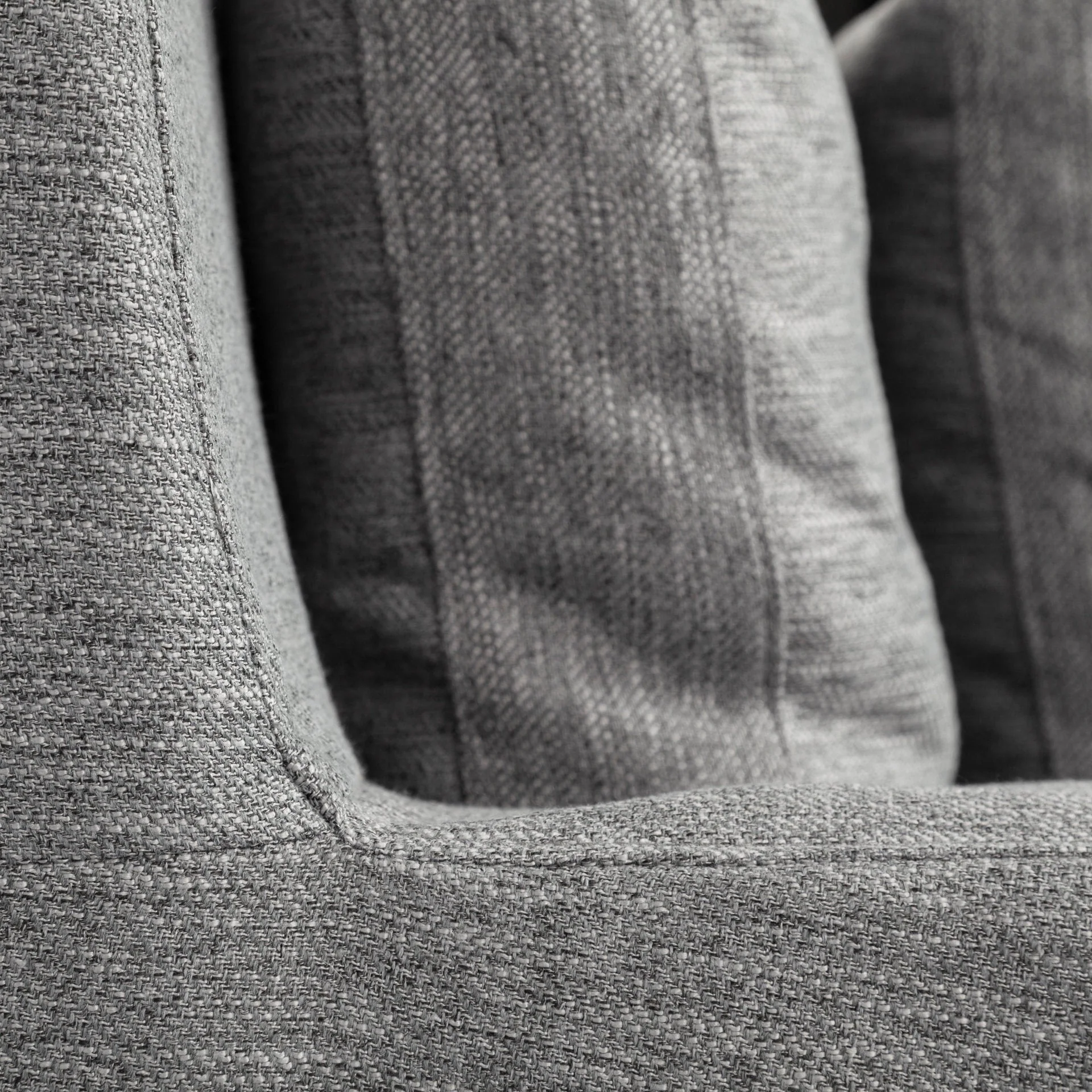 Denly II 92 Inch Slipcover Three Seater Sofa In Casterock Gray - Image 8