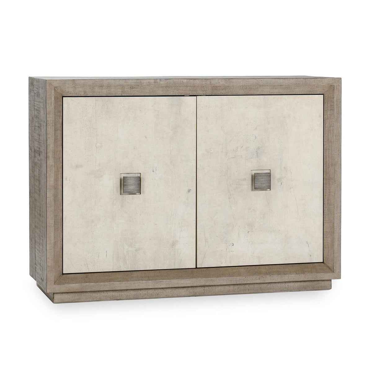 Denver 2 Door Cabinet Distressed - Gray/Antique White