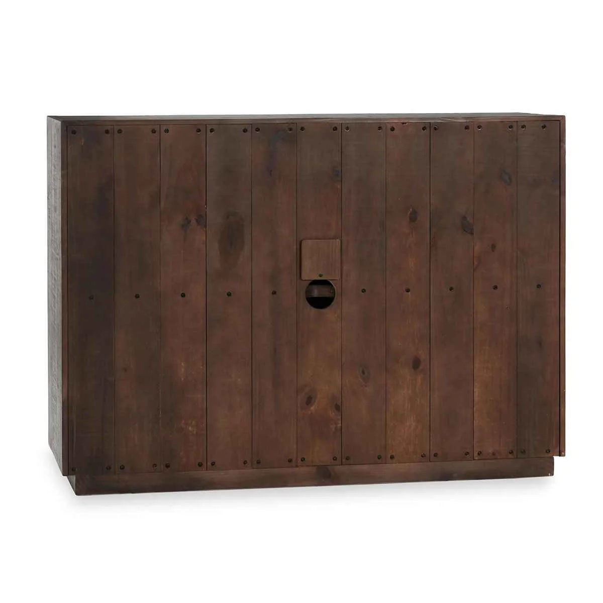 Denver 2 Door Cabinet Distressed - Gray/Antique White - Image 4