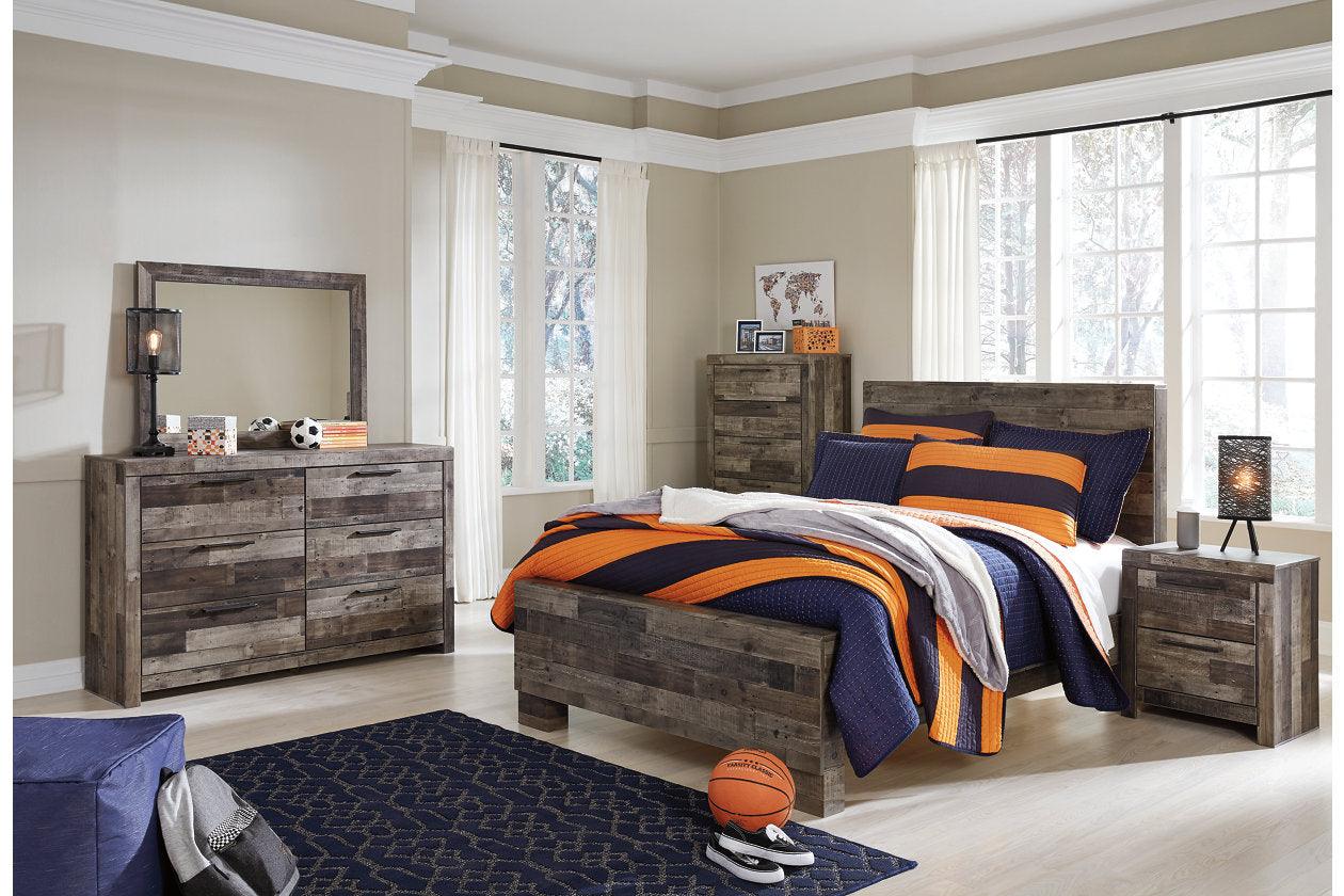 Derekson Multi Gray Full Panel Bed - Image 4