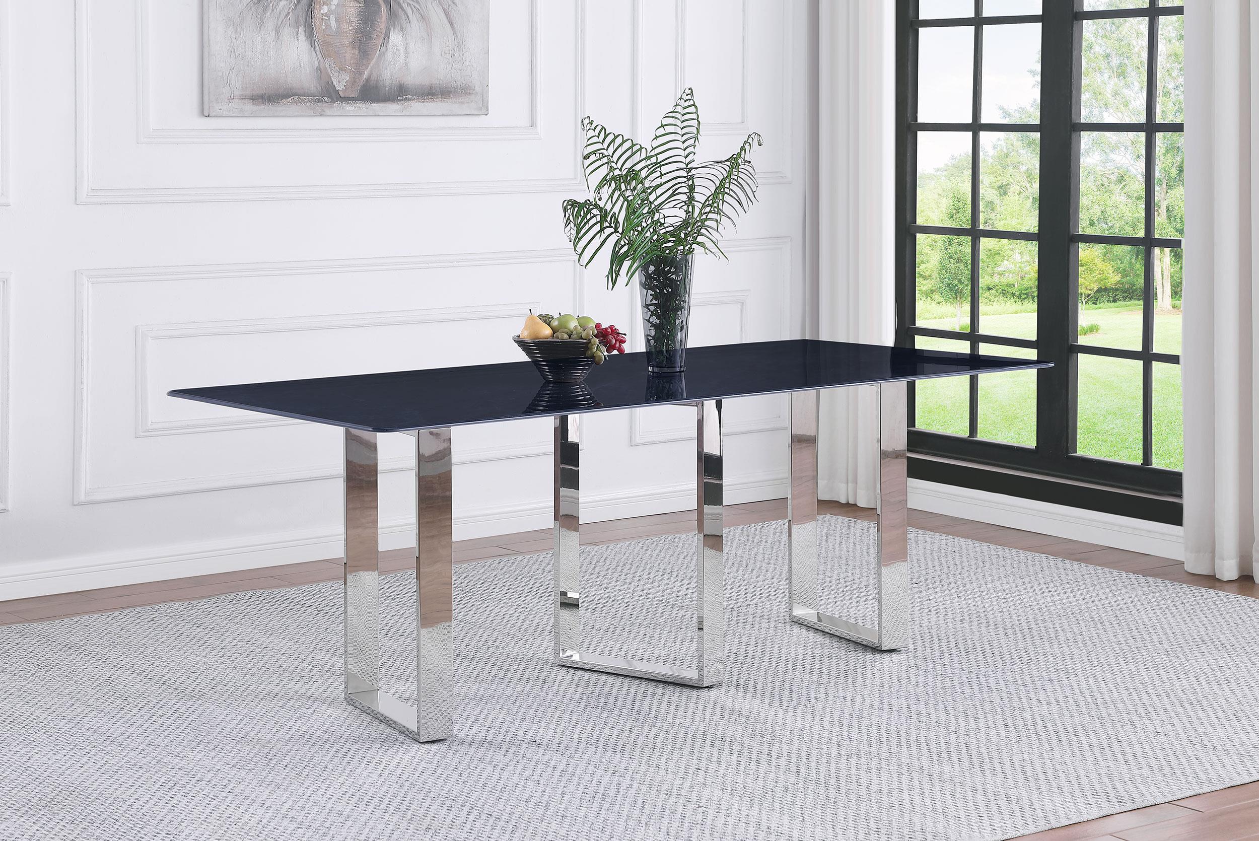 Desden Gray Rectangular Sintered Stone Dining Table
