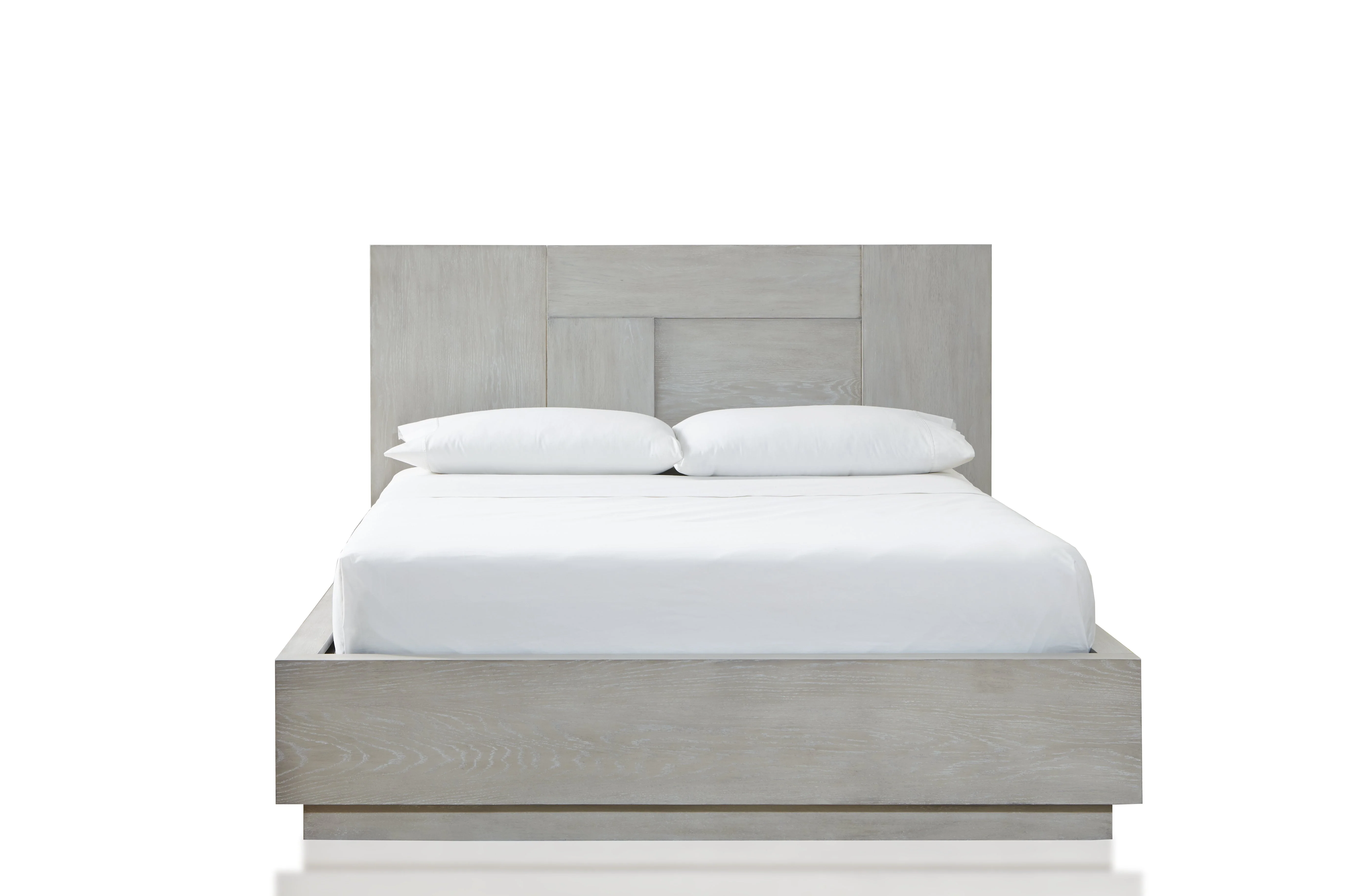 Destination Wood Full Panel Bed in Cotton Grey - Image 4