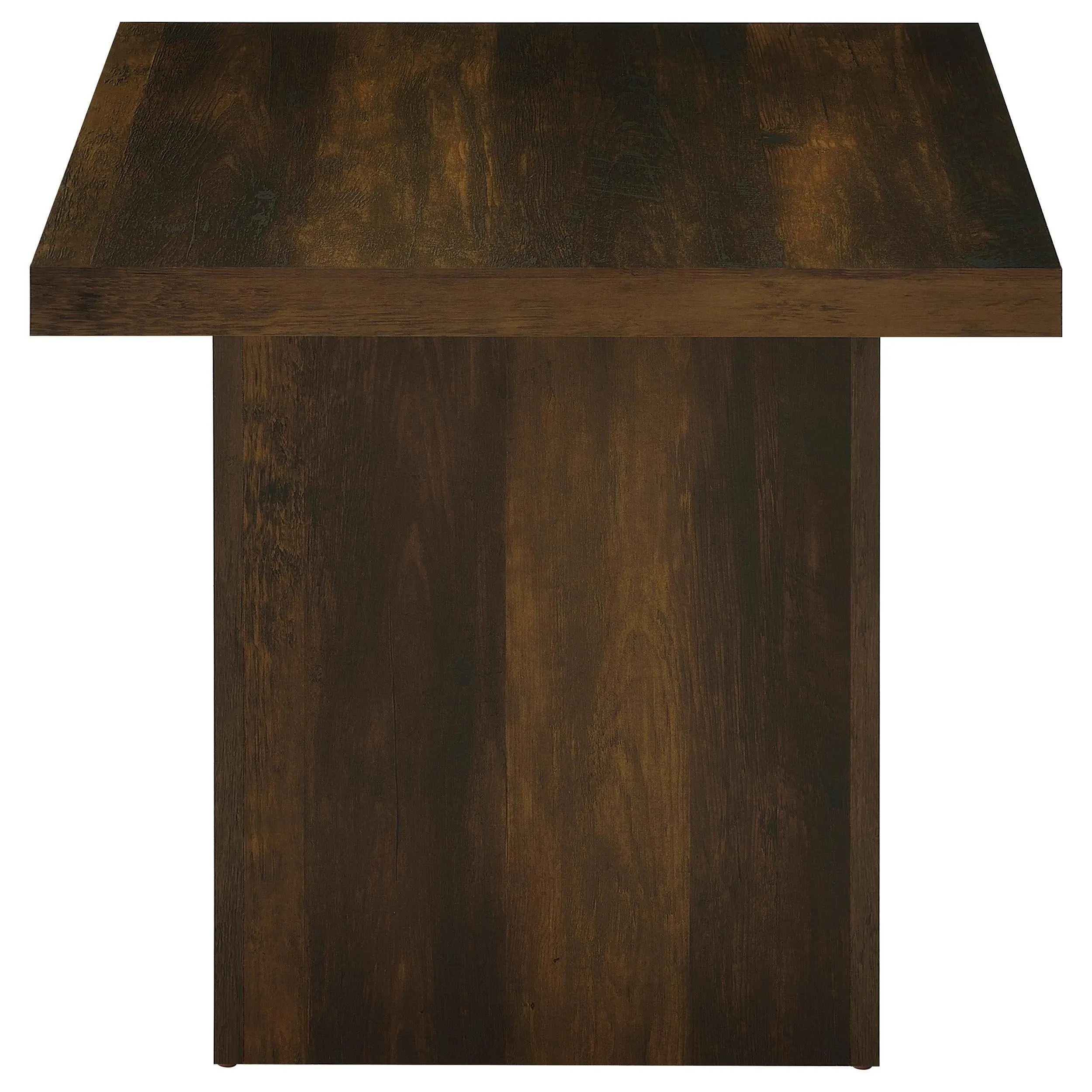 Devar Dark Pine Square Engineered Wood Side End Table - Image 5
