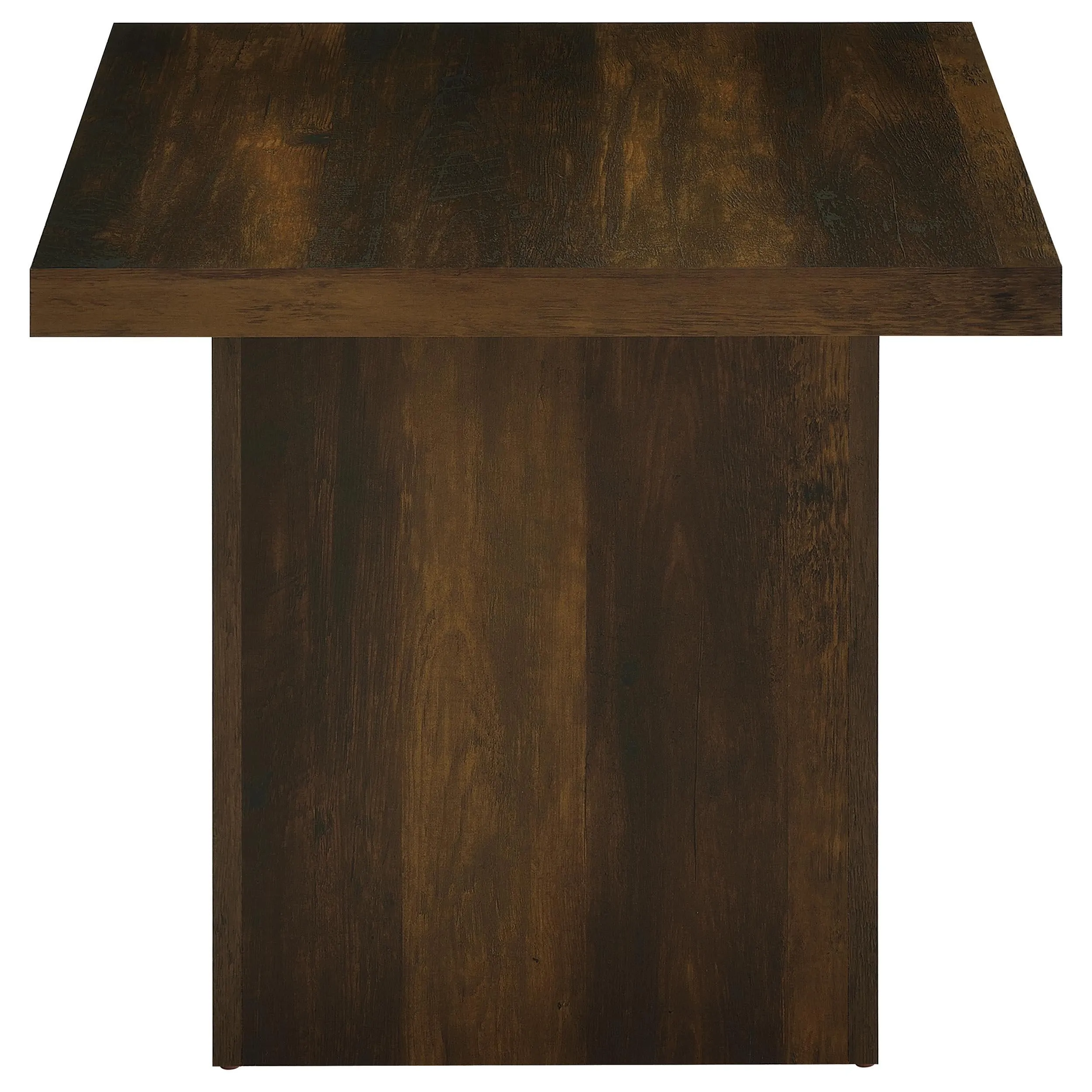 Devar Dark Pine Square Engineered Wood Side End Table - Image 6